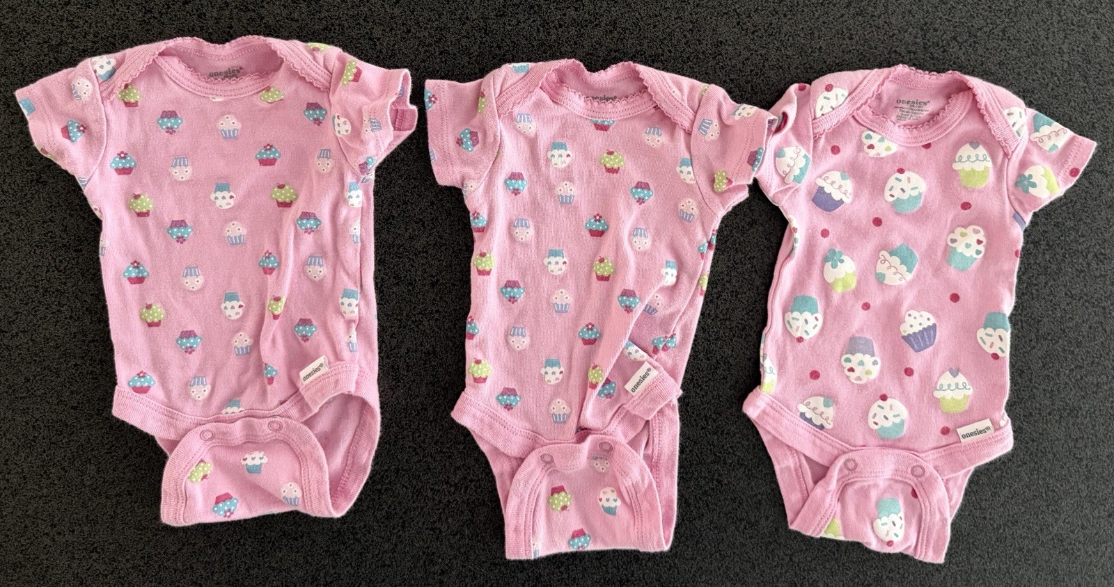 Baby Girl Newborn Bodysuit Lot of 22 Carter’s Gerber Disney Summer Short Sleeve