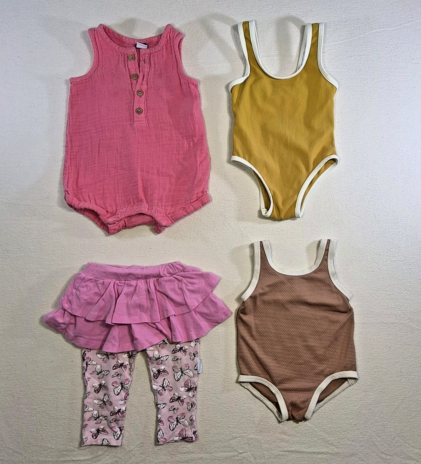 Baby Girl Clothes Lot 6-12 Months: Spring/Summer Wardrobe H&M, Old Navy, 4 Piece