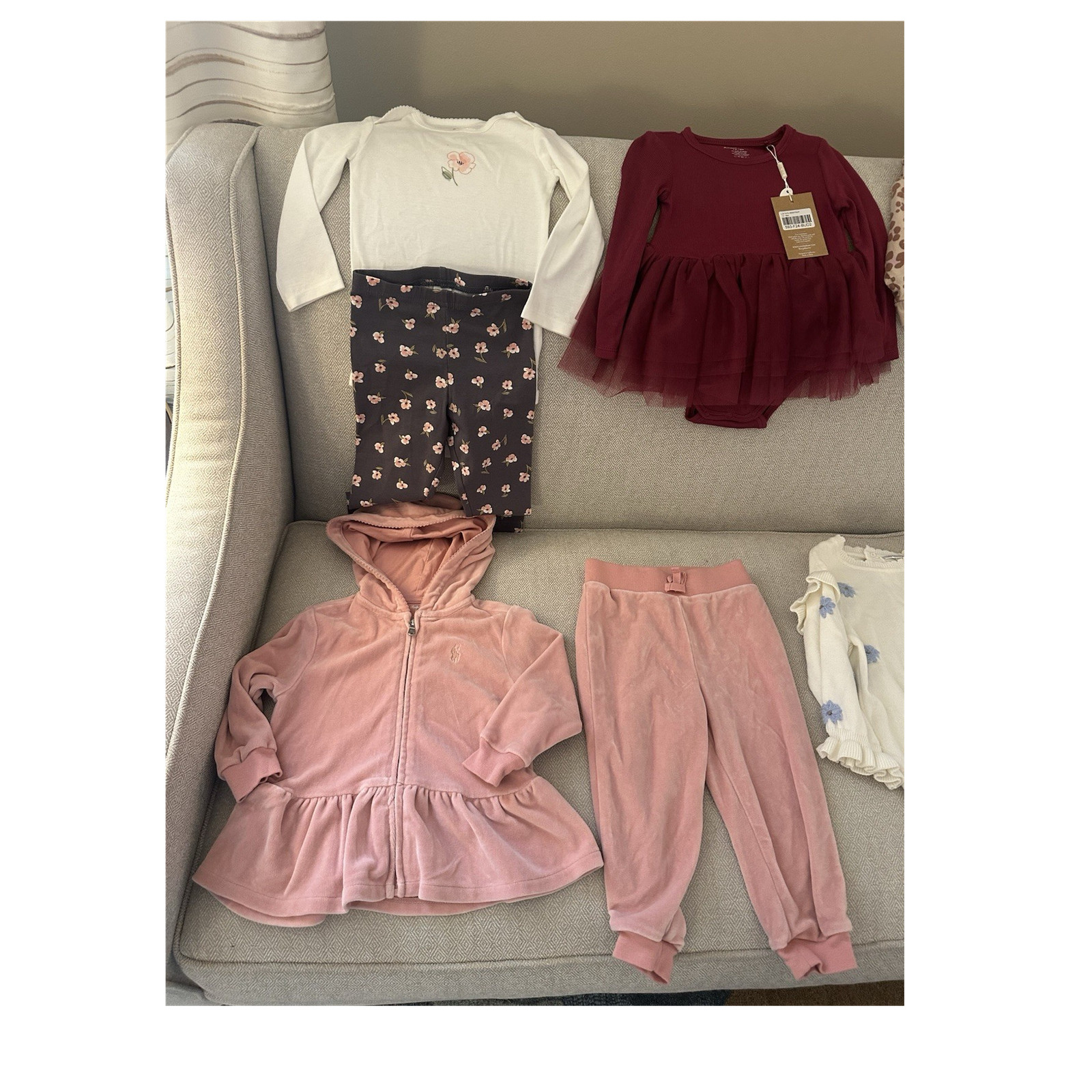 Baby Girl 12-18 and 18 month Clothing lot fall/winter