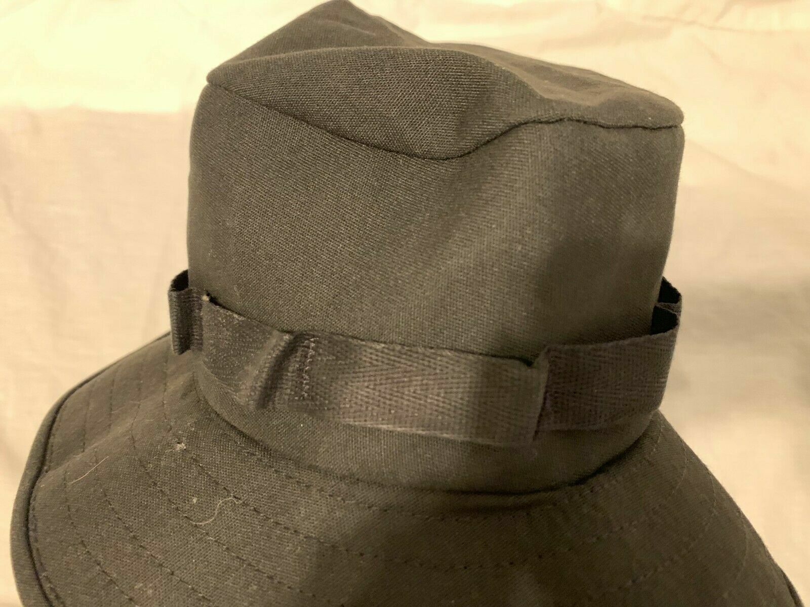 MIL-SPEC BLACK MILITARY BLACK OPS NIGHT OPS HOT WEATHER BOONIE SUN HAT ALL SIZES