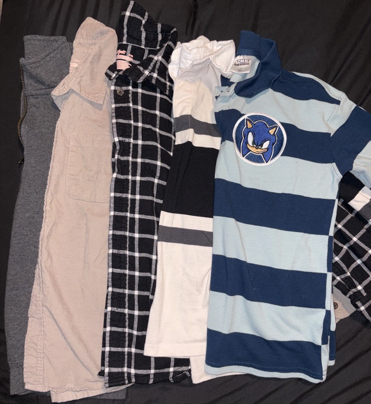 Gently used boys size 8 medium long sleeve shirts bundle from Cat & Jack