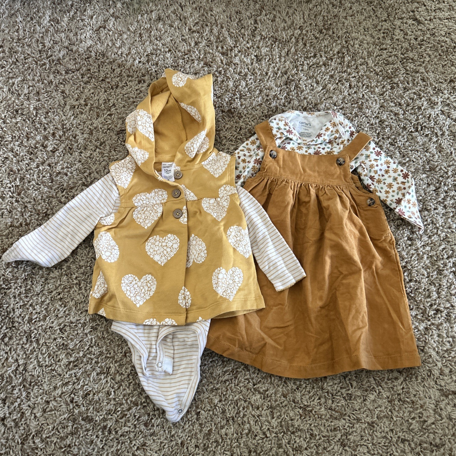 Carter&rsquo;s & Others Infant Girls Clothing Lot of 20 Size 12m, 12-18m, 18m & 18-24m