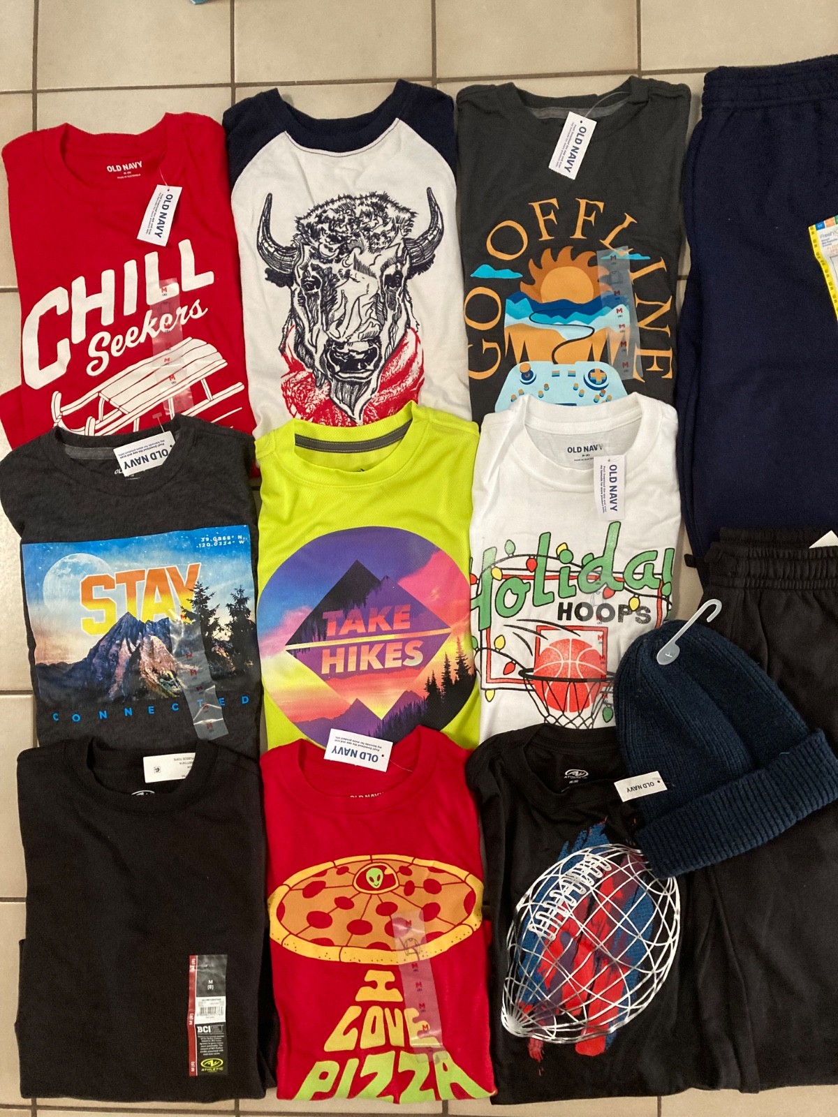 Boys HUGE Size 8 FALL WINTER SCHOOL Clothing Lot Outfits OLD NAVY NEW
