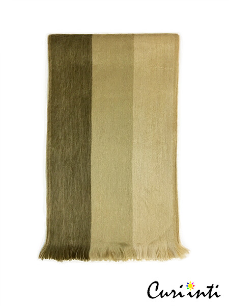 WHOLESALE LOT OF 10 BIGGER SIZE! STRIPED ALPACA JOSE SCARVES 80&Prime; x 12&Prime; 3V