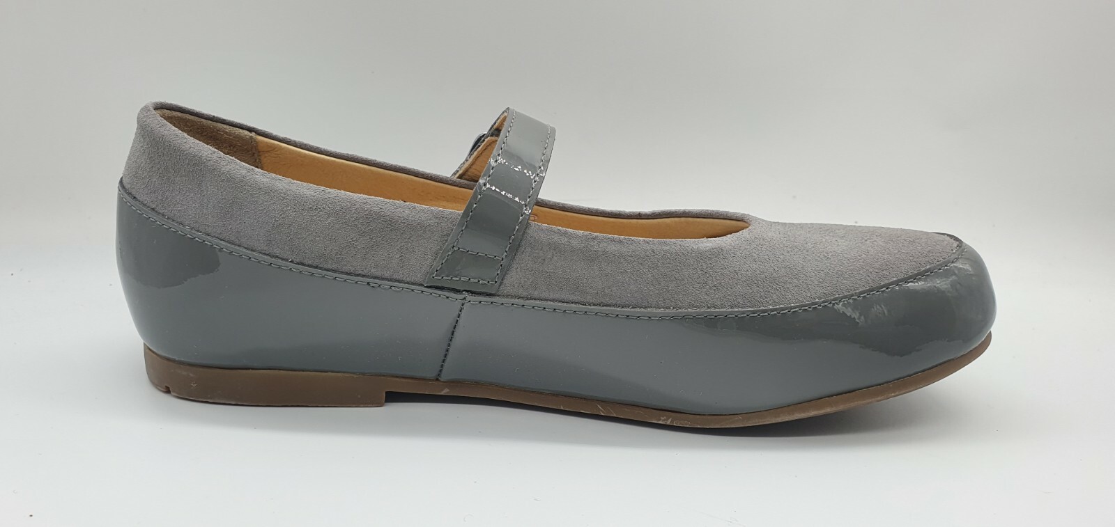 Birkenstock Leather LISMORE Grey 37 Regular Width BNIB 1004528