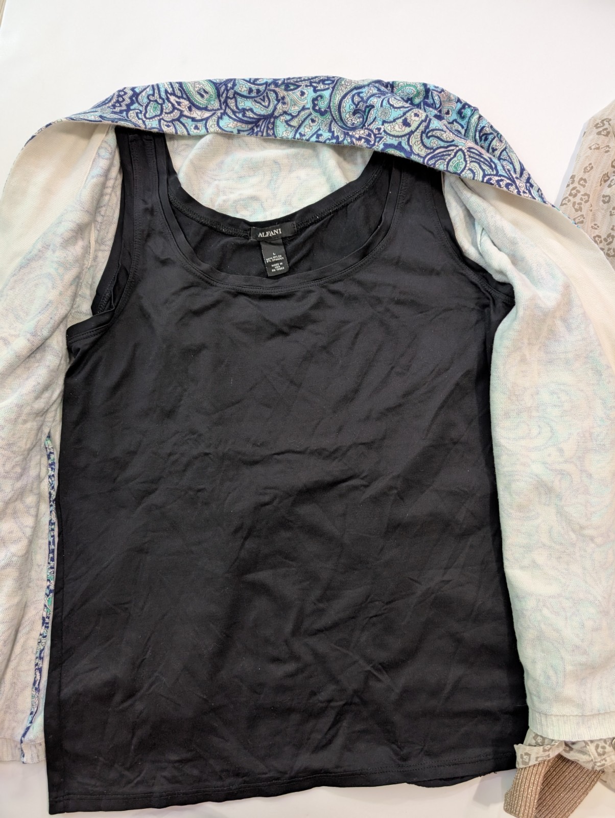 5 Piece Work Office Blouses Shirts Cardigans Large Women Banana Republic Talbots