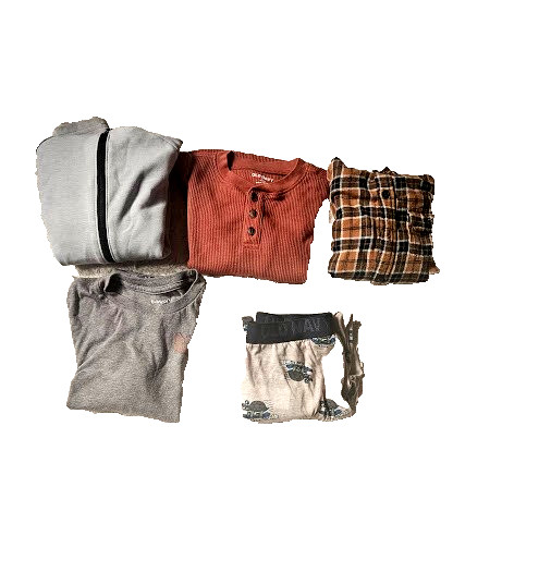 Lot of 5 Old Navy Boys Winter Clothes Size 4 to 7 Cotton & Cotton Blend