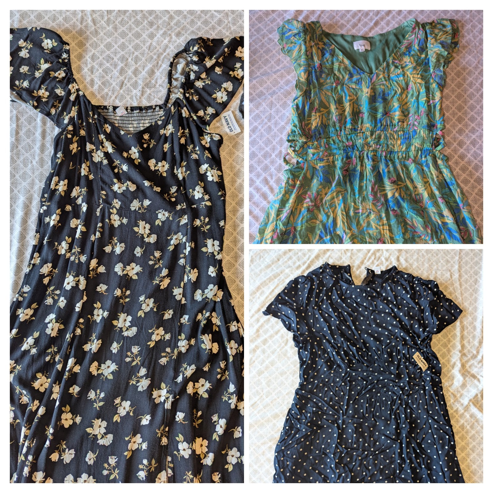 47 pc Women&rsquo;s Clothing Lot L-XL 16-18 Torrid Old Navy Dresses Tops Jeans NWT