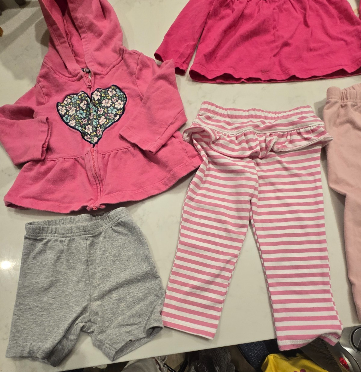 18 months. 5 pcs. Shorts. Pants, tops, jacket