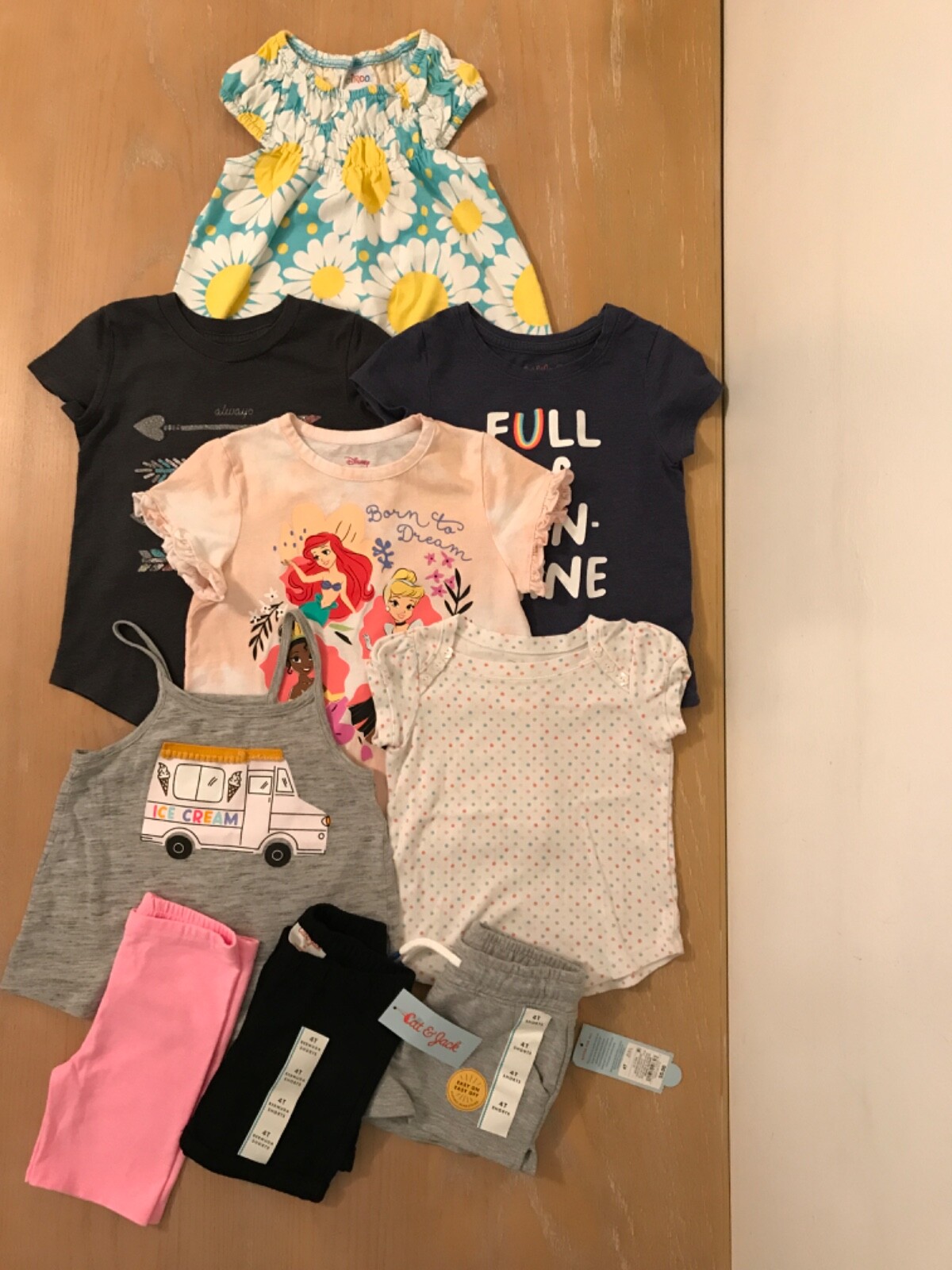 Cat & Jack, Jumping Beans, Others, Toddler Girls Clothing Lot of 9 Size 4T