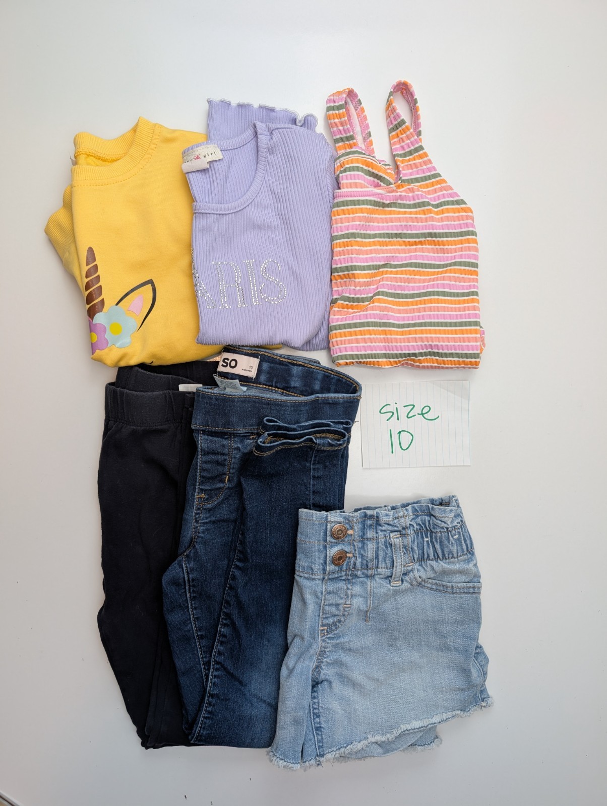 Abercrombie Roxy Girls Clothing Size 10 Jeans Shorts Swimsuit Lot Of 6