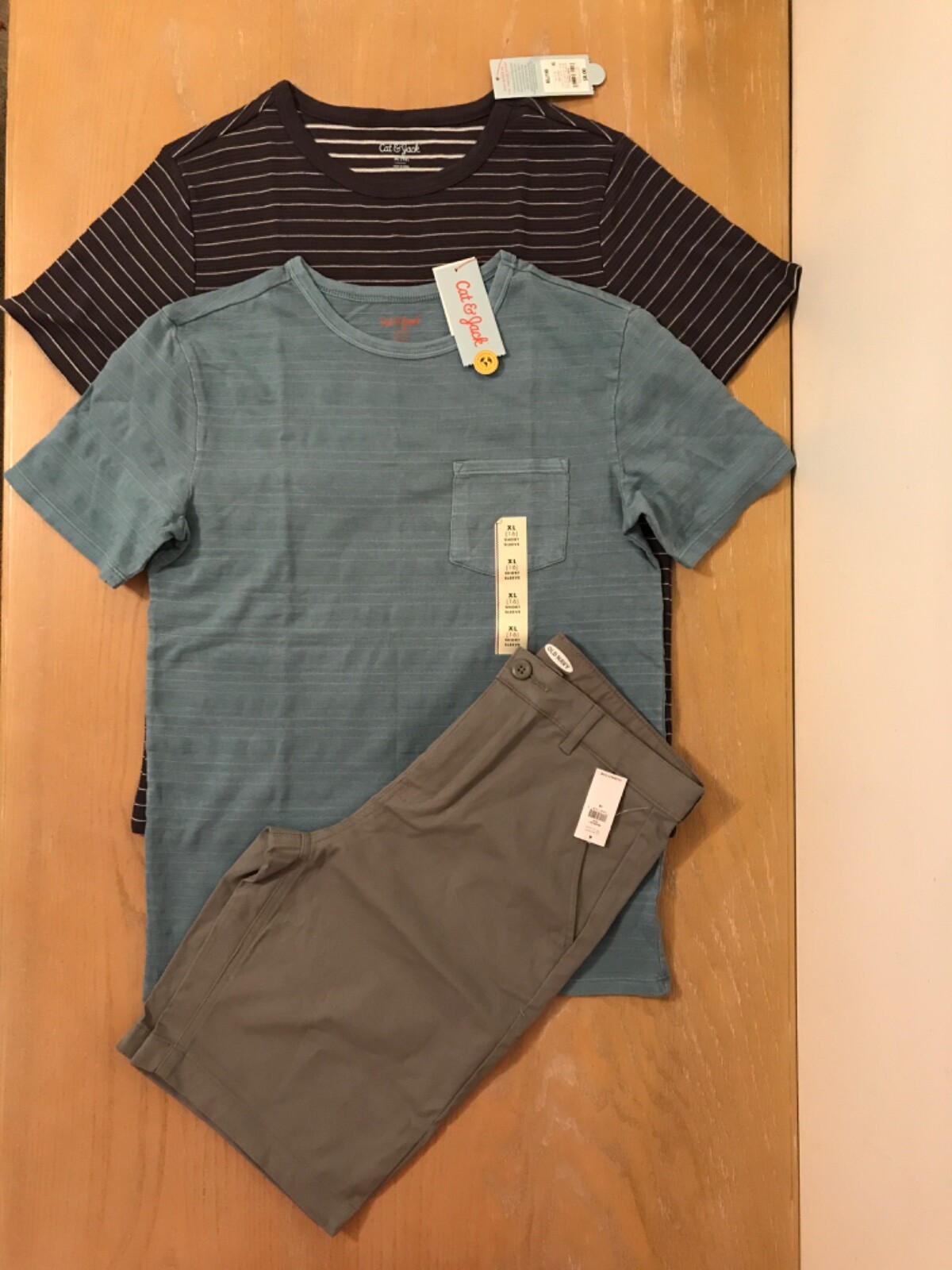 New! Cat & Jack, Old Navy, Boys Spring/Summer Clothing Lot of 3 Size 16