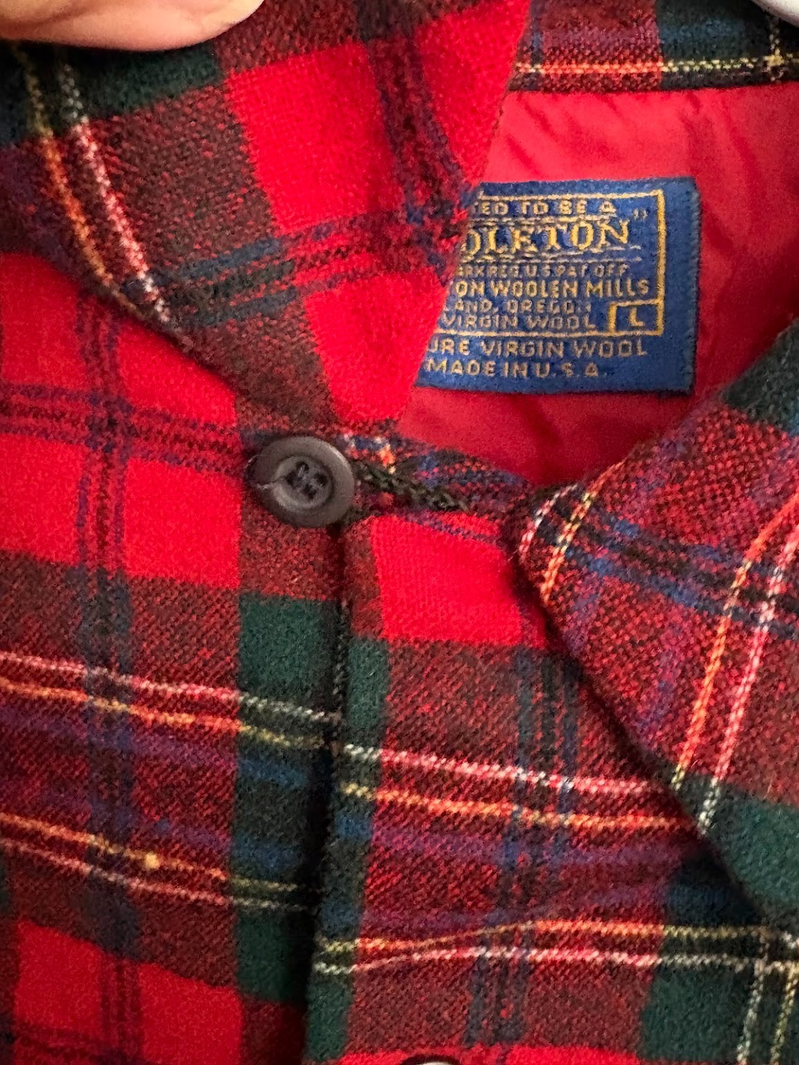 Mens vintage Wholesale resellers Pendleton Wool shirts /Wool Plaid Coat/Leather