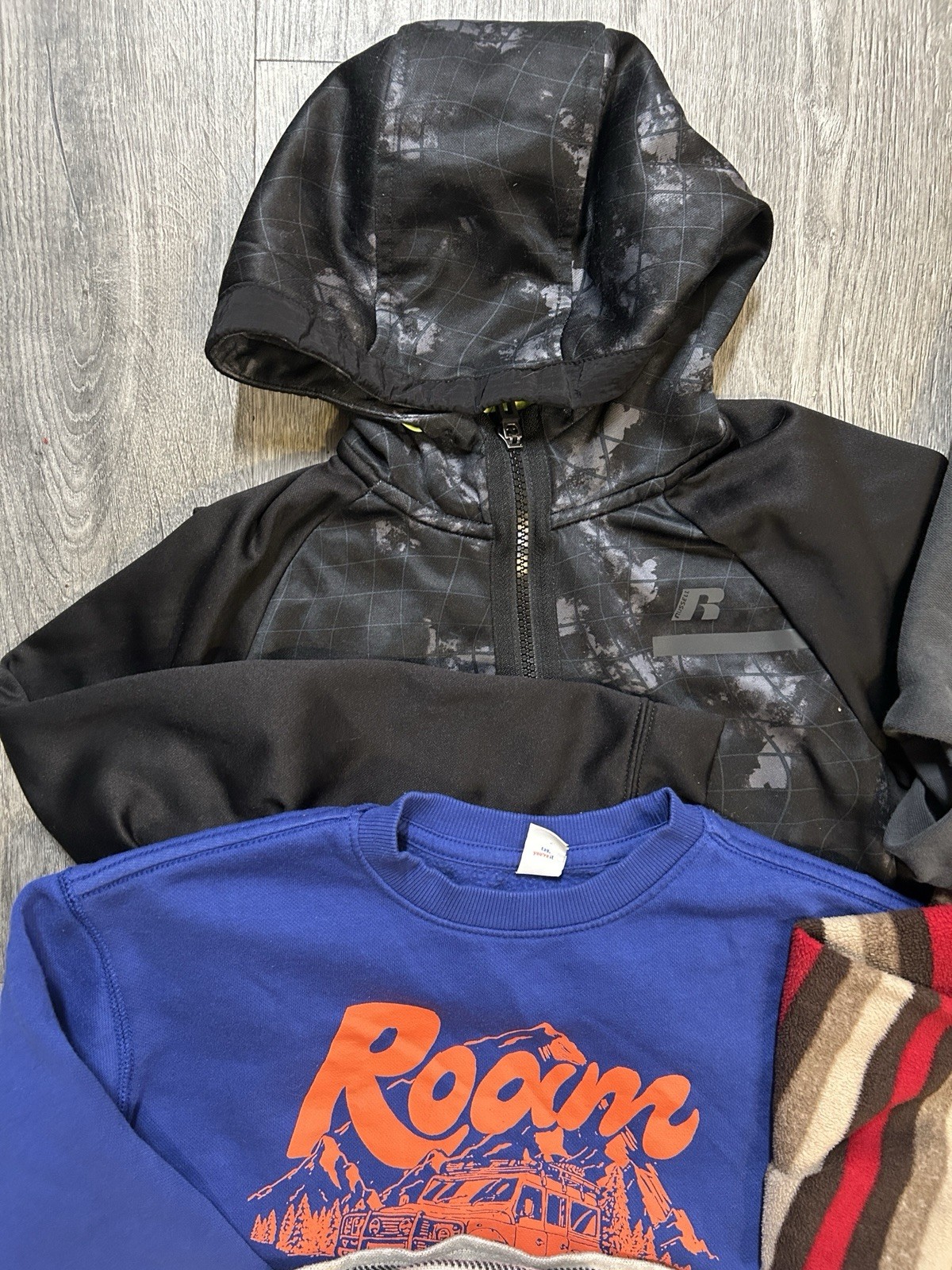 Zara H&M LOGG Medium 7 8 Boys Old Navy Clothes Lot Hoodie Flannel Shirts Kids