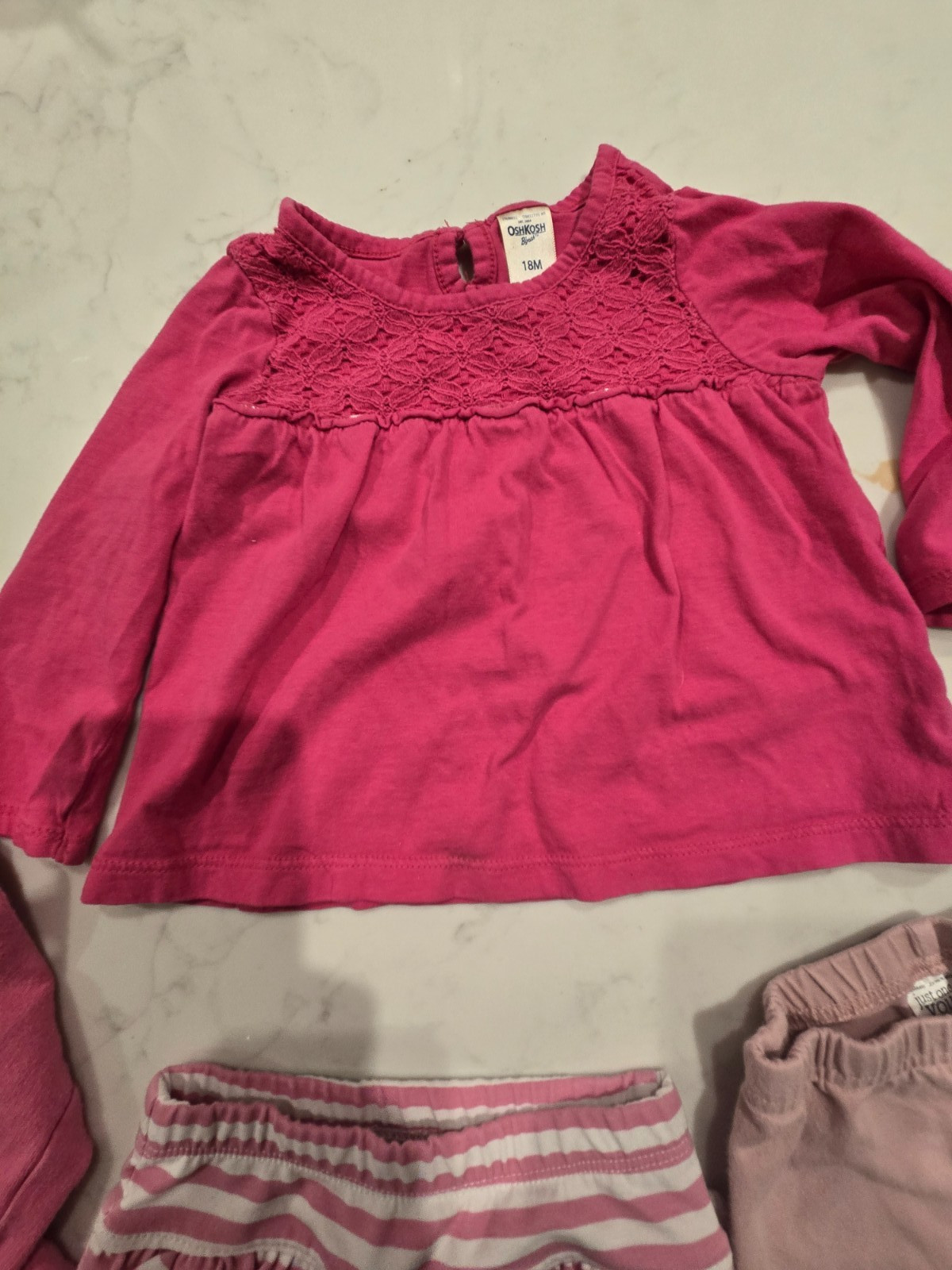 18 months. 5 pcs. Shorts. Pants, tops, jacket