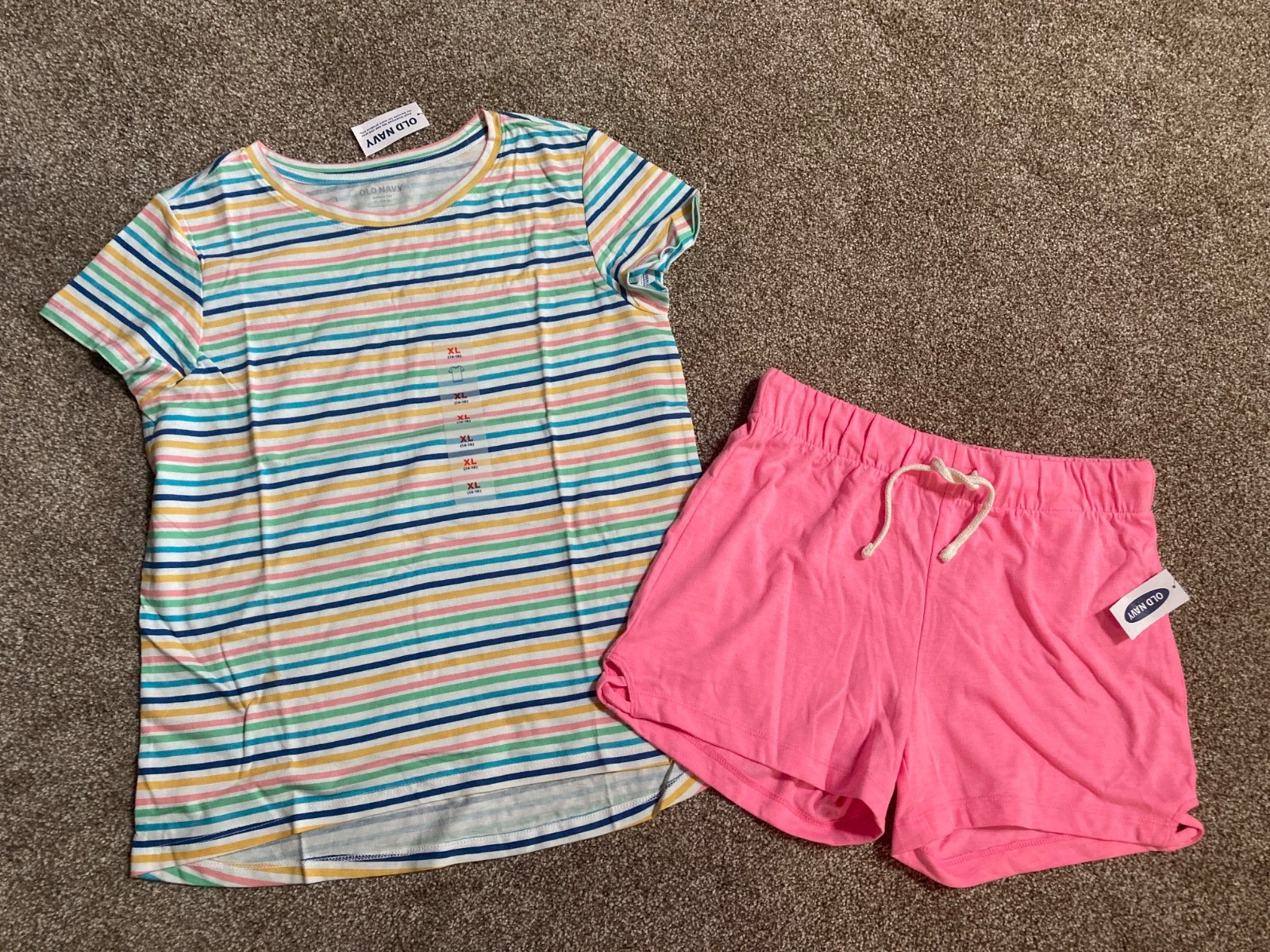 Girls Huge Size 12 14 & JR. SPRING SUMMER Clothing LOT Outfits OLD NAVY JUSTICE