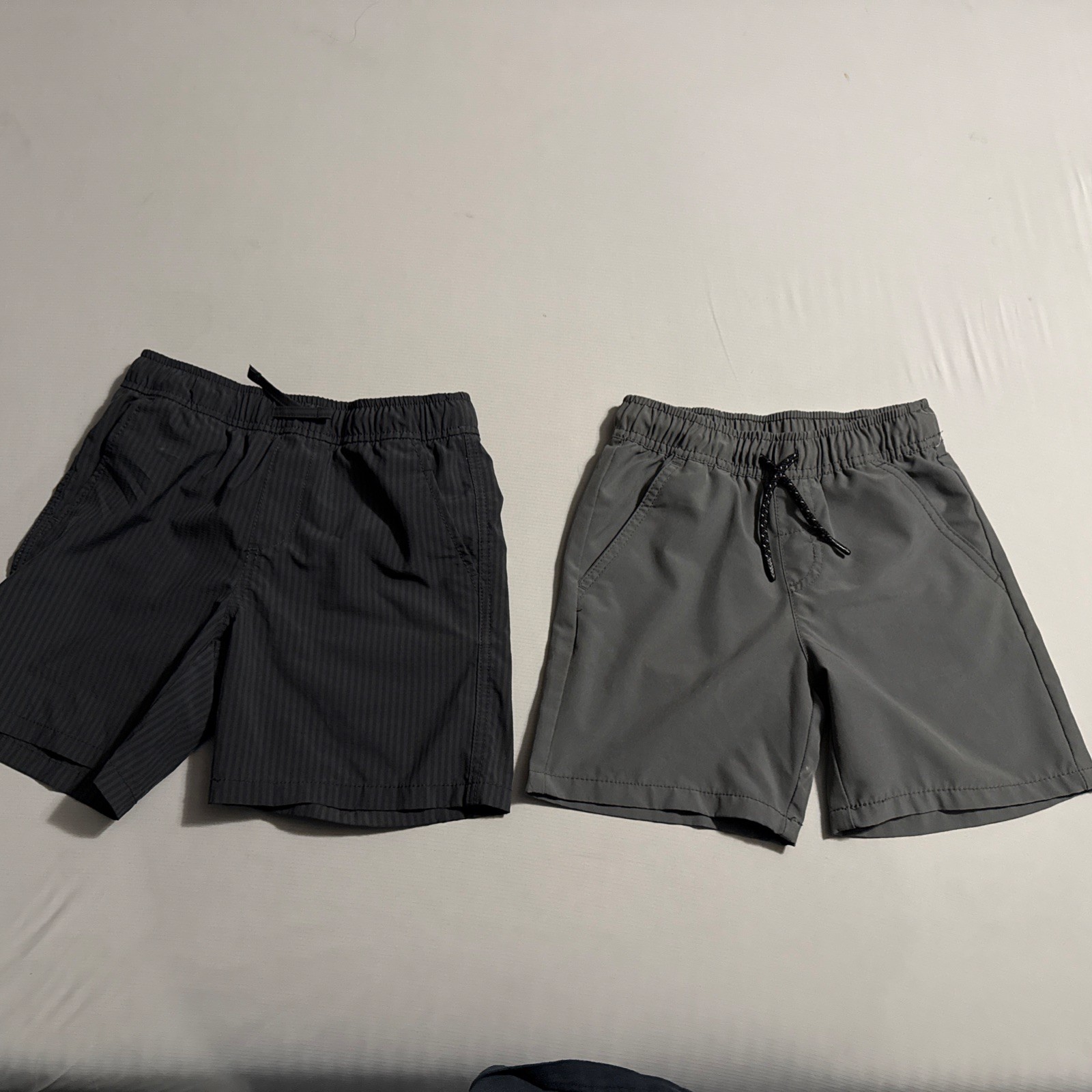 Lot Of Boys Clothes Size S 6/7 gray and M 8 charcoal Cat & Jack shorts polyester