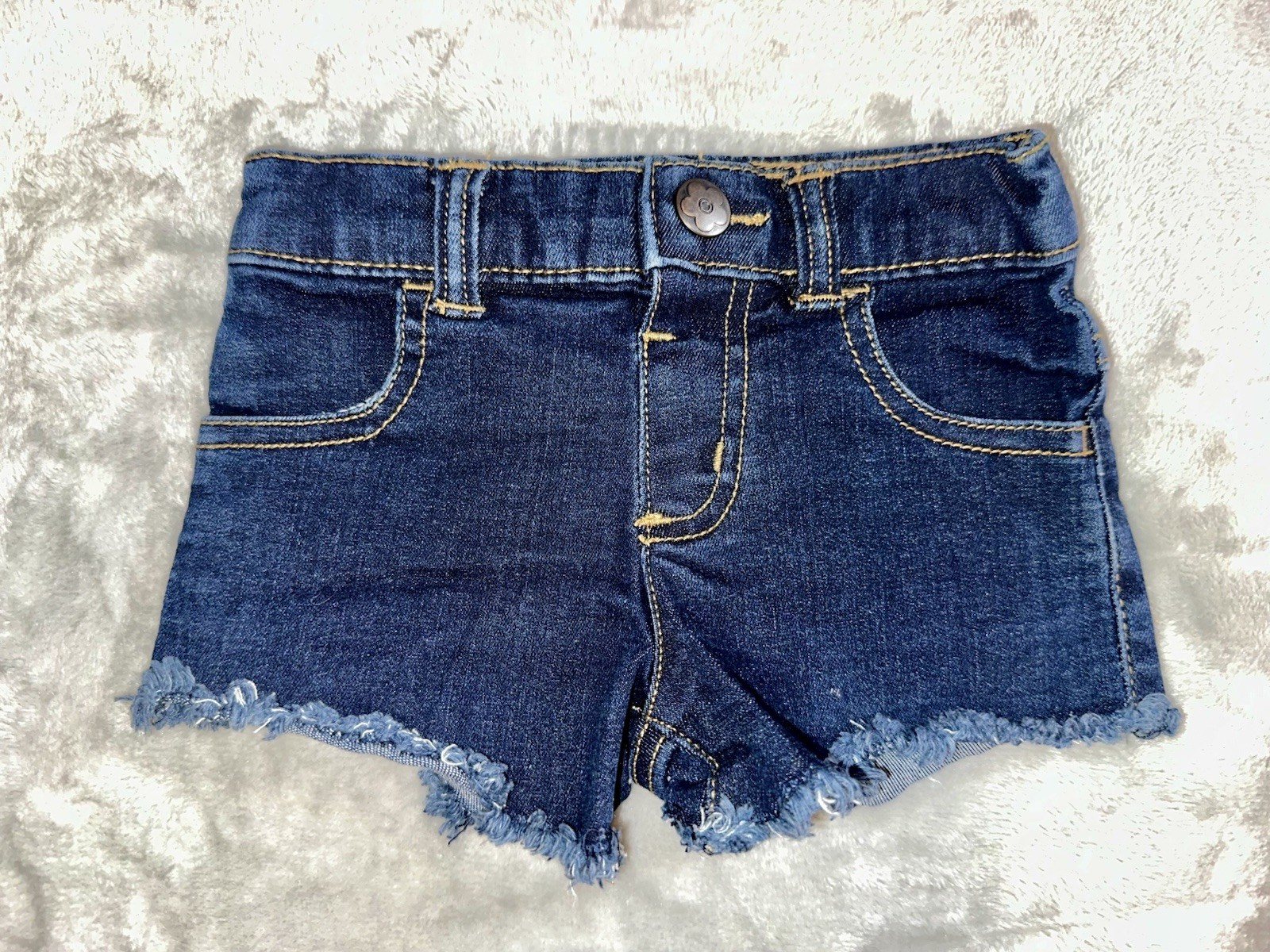Toddler Girl 2T Denim Blue Jean Shorts Lot of 3 Cat & Jack Lee Granimals
