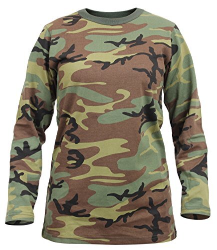 Rothco Women&rsquo;s Long Sleeve Camo T-Shirt, X-Large