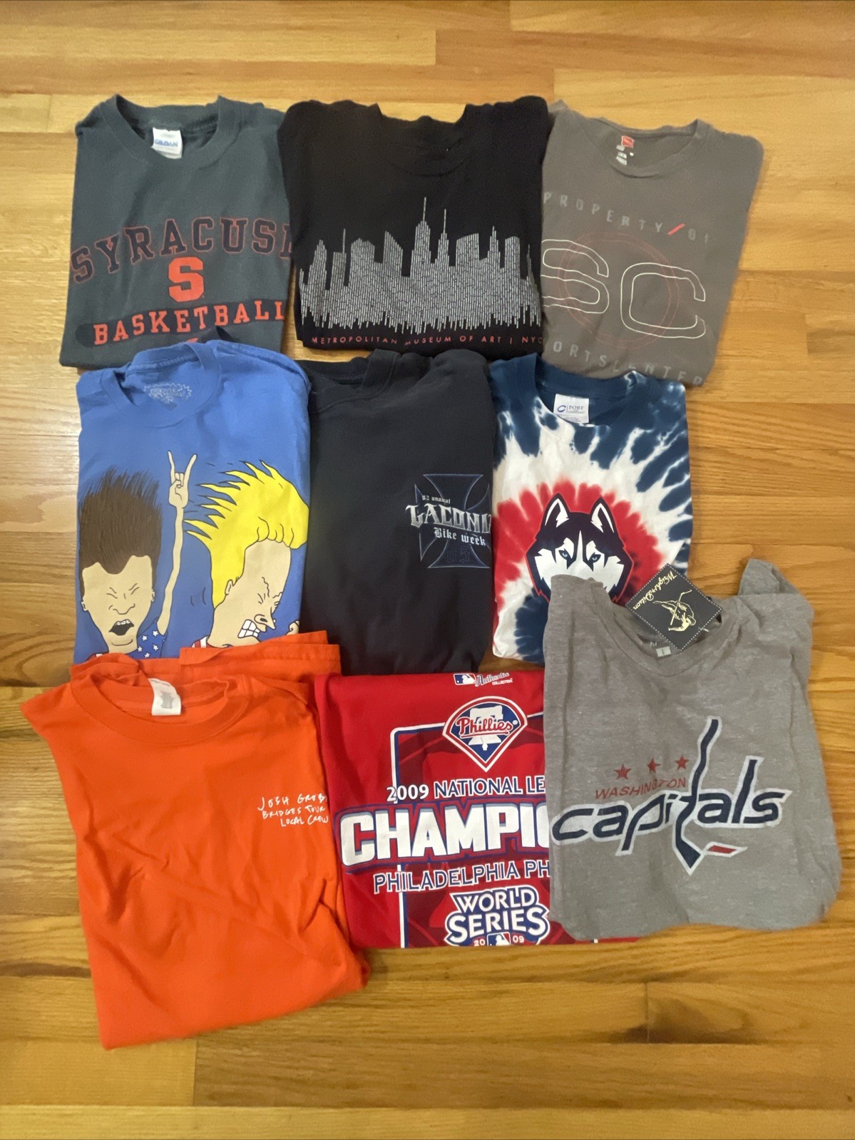 Wholesale Name Brand Sports Graphic T Shirt Clothing Lot 60 Reseller Consignment