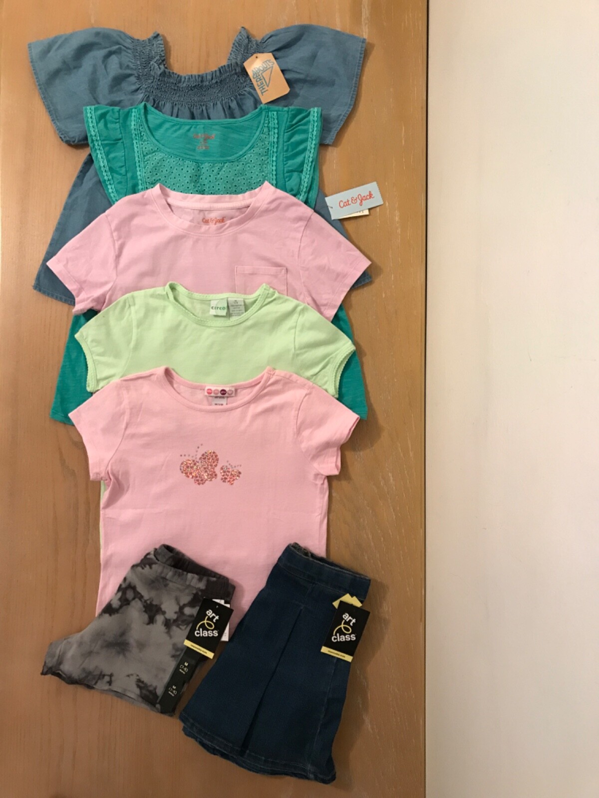 Cat & Jack, Art Class, Others, Girls Clothing Lot of 7 (4 New) Size 7-8