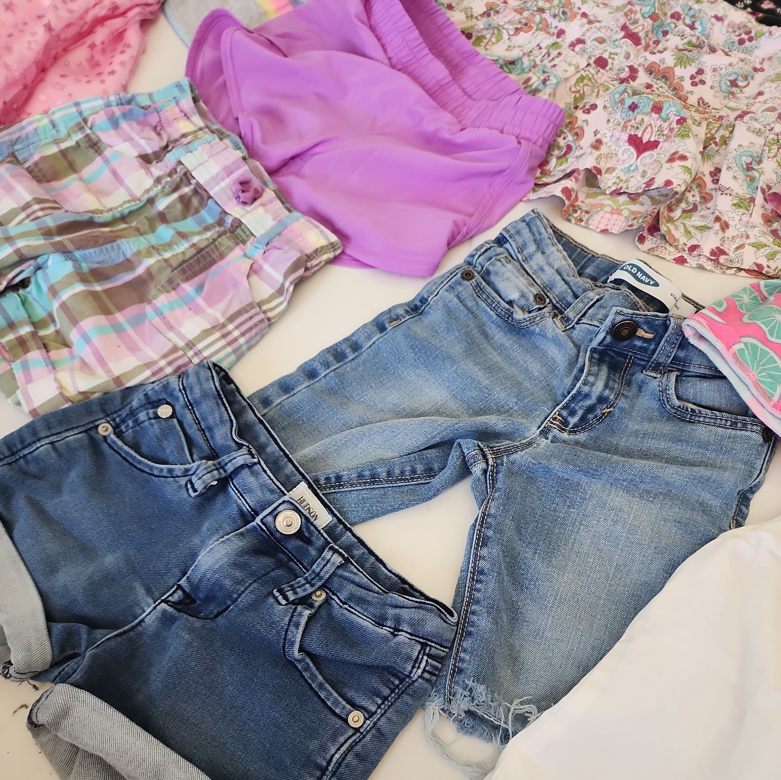 32 Pcs Lot Girls Clothes mixed Size 5T/6T dress shorts pants Old Navy Justice