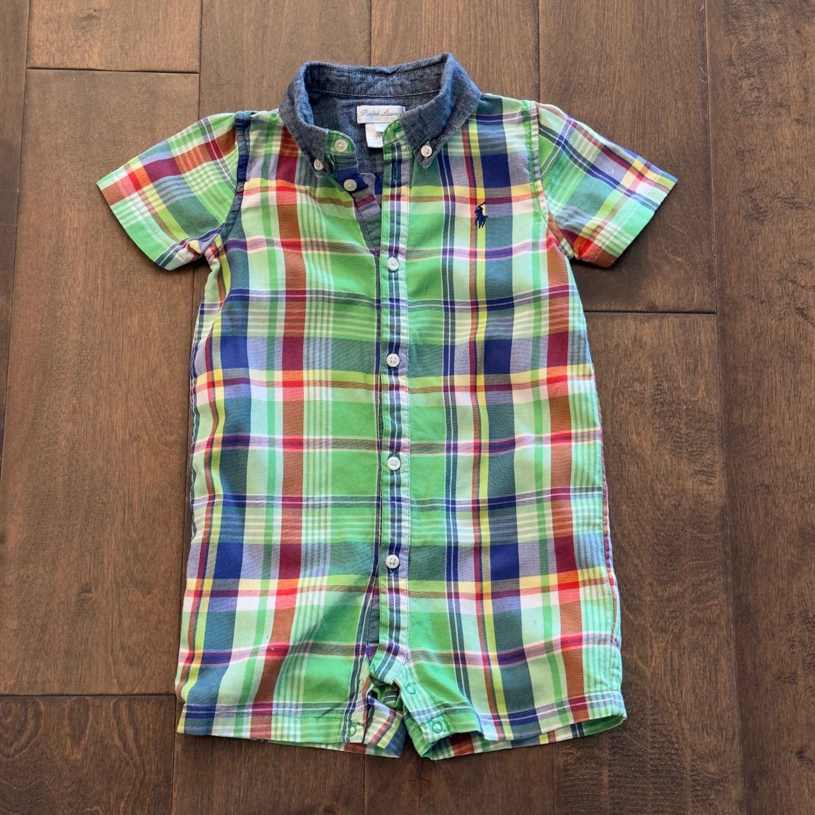 Toddler Boy 6pc Lot Ralph Lauren Nike OshKosh Denim Jacket Polo Shirts 24M 2T