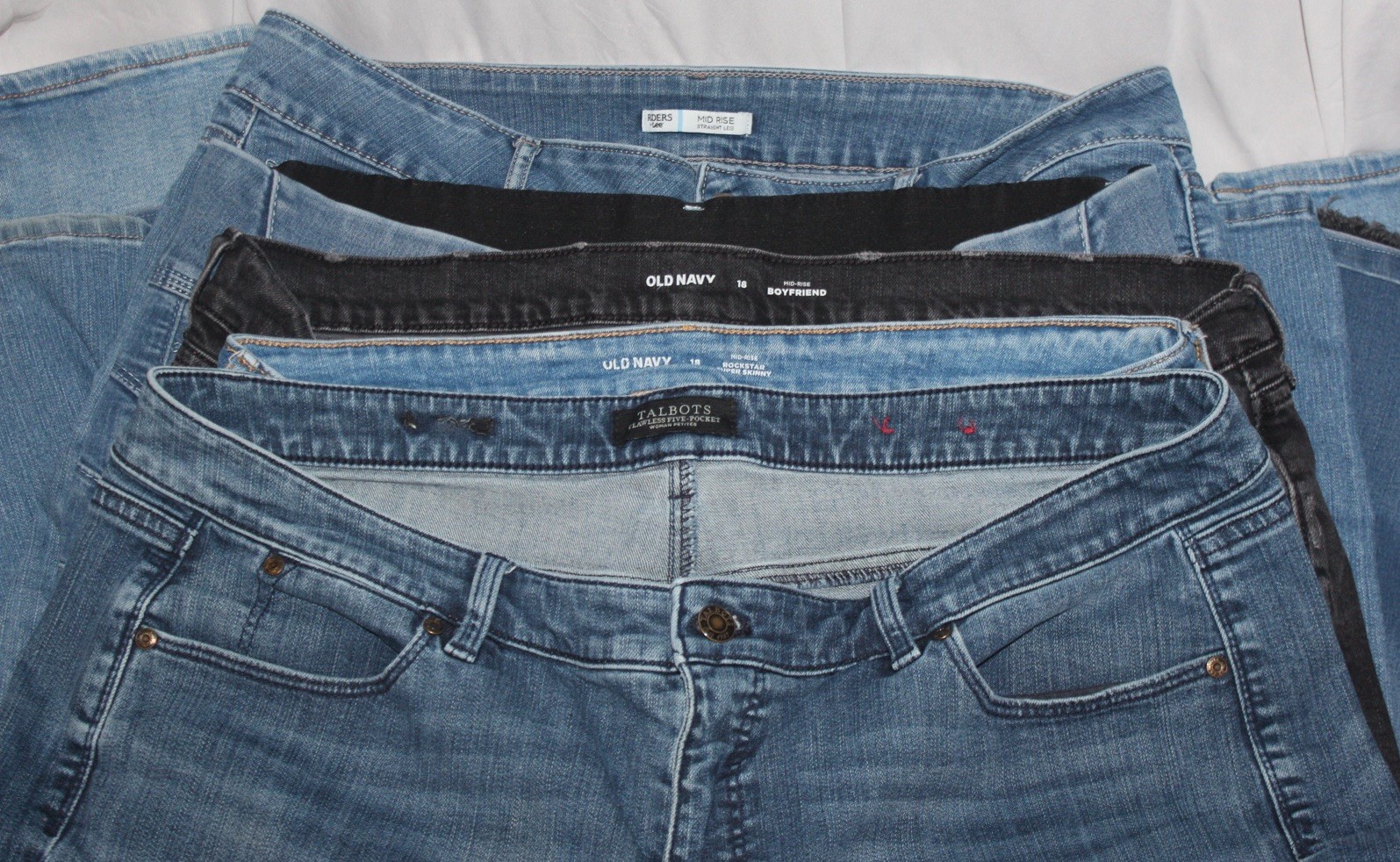 Old Navy Talbots Lee Riders Laurie Felt Women’s Jeans Lot Size 18 Stretch
