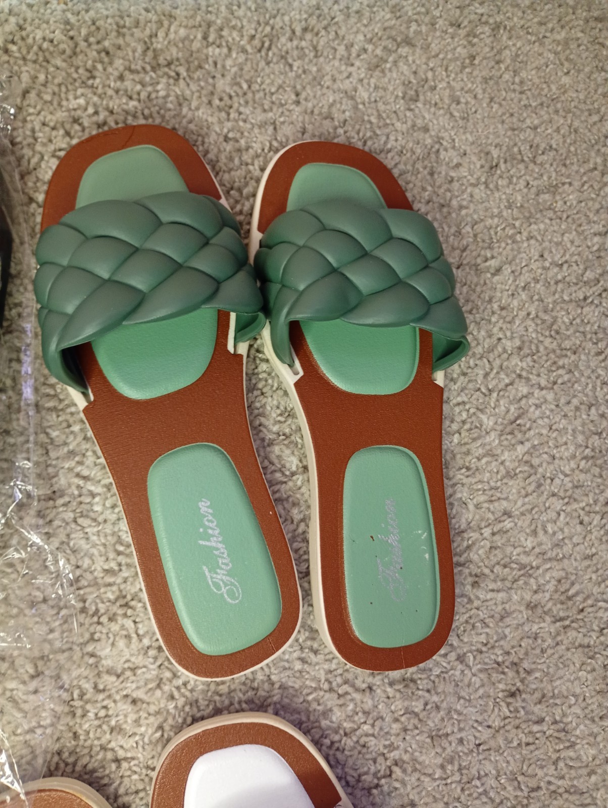 Household ANIH Fashion Mixed Lot Leather Slides Sandals Slippers 38-42