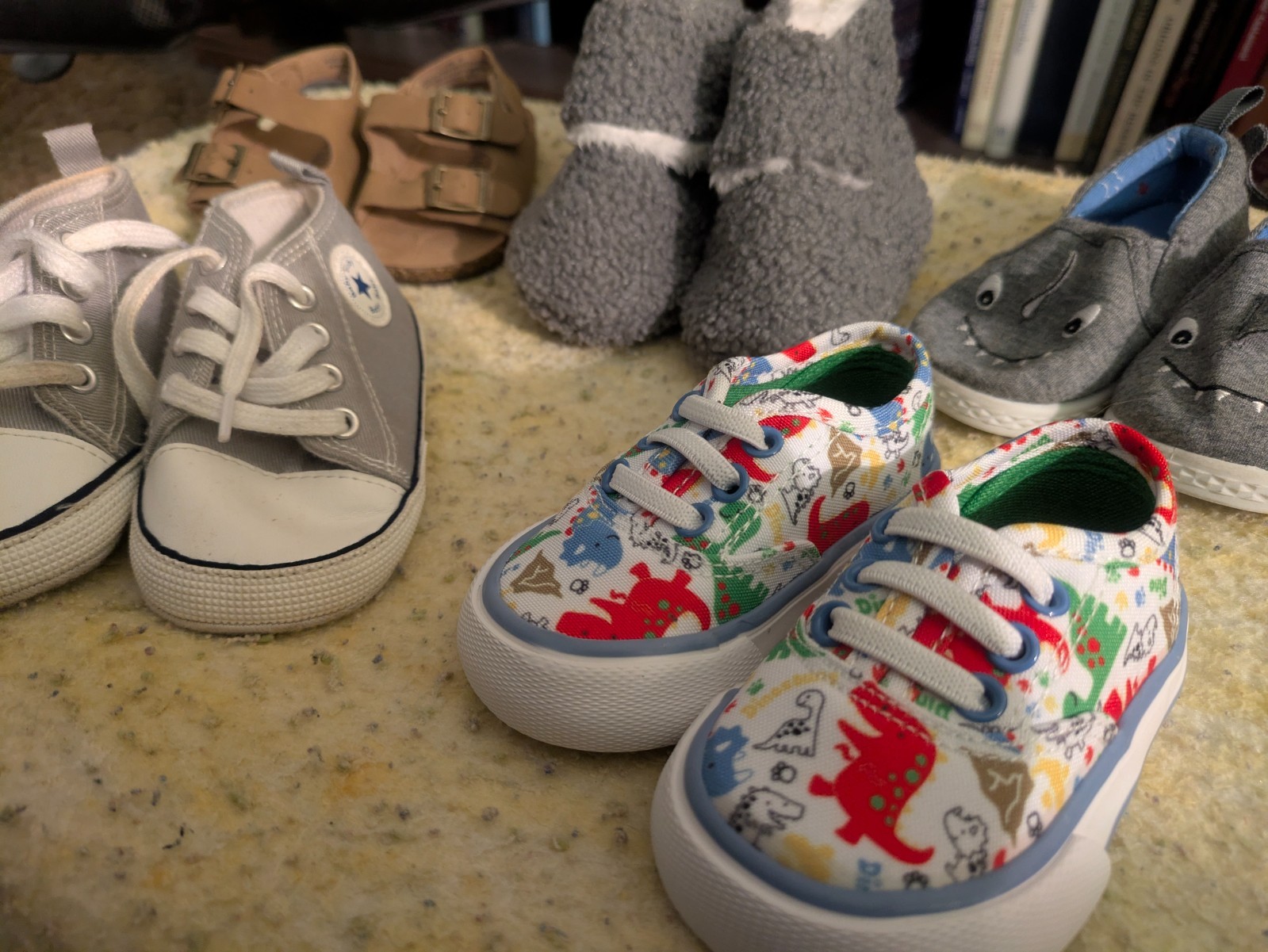 Lot of 9 Baby Shoes – Sizes 3 and Down