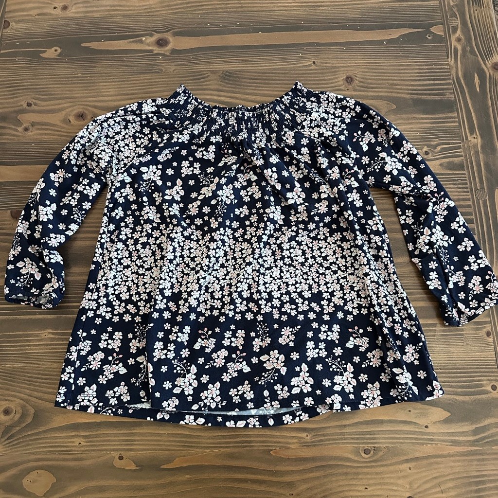 Girls Floral Tops Lot Size 10 Carter’s Old Navy Long Sleeve Shirts