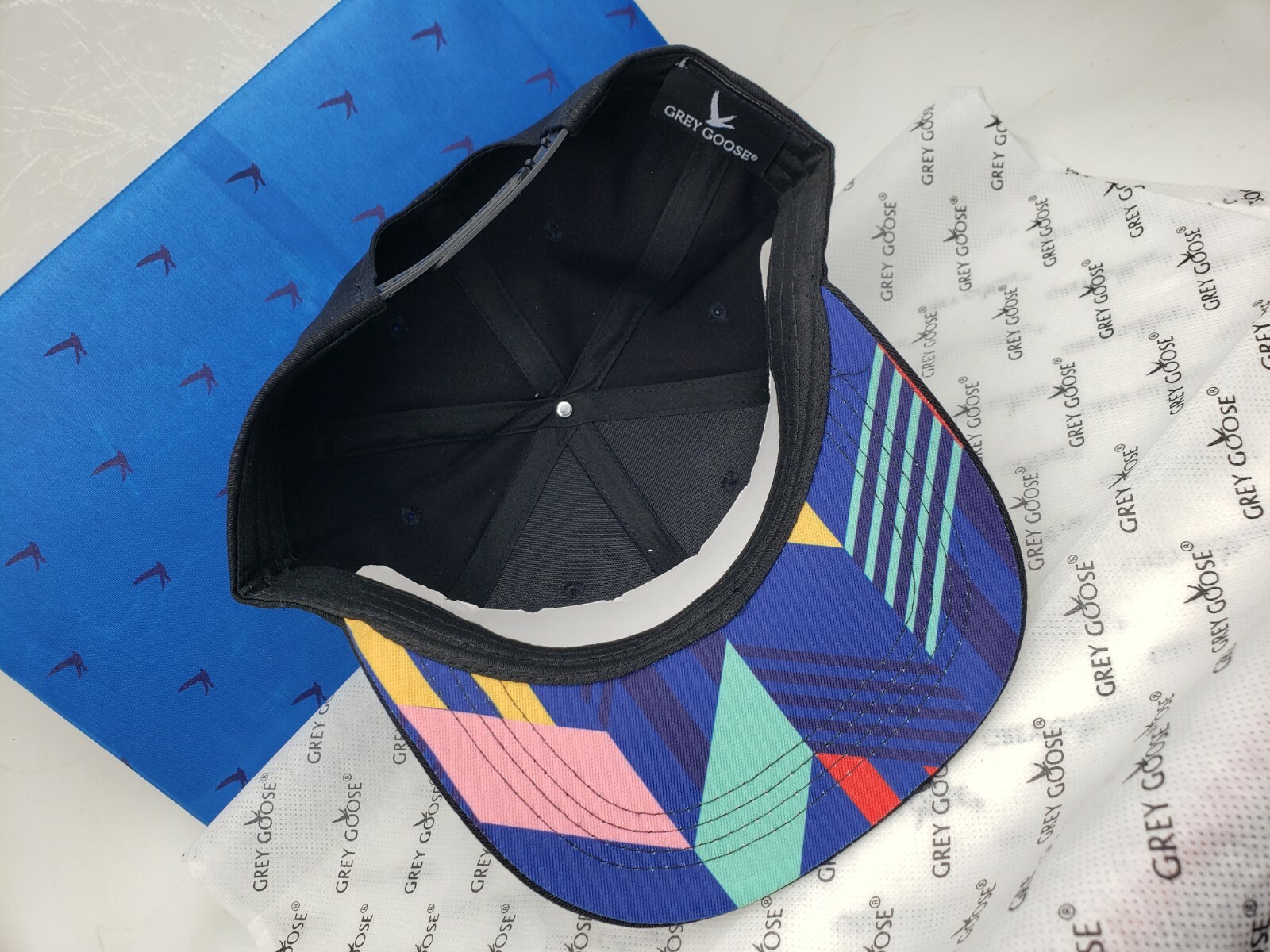 RARE Worlds Best Tasting Vodka GREY GOOSE COLLECTION branded BLACK Hat/ Cap