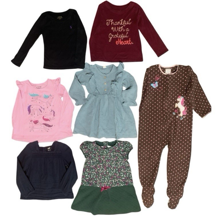 Girls Size 4T Clothing Lot Fall Back to School Polo Ralph Lauren Gymboree 7 Pc