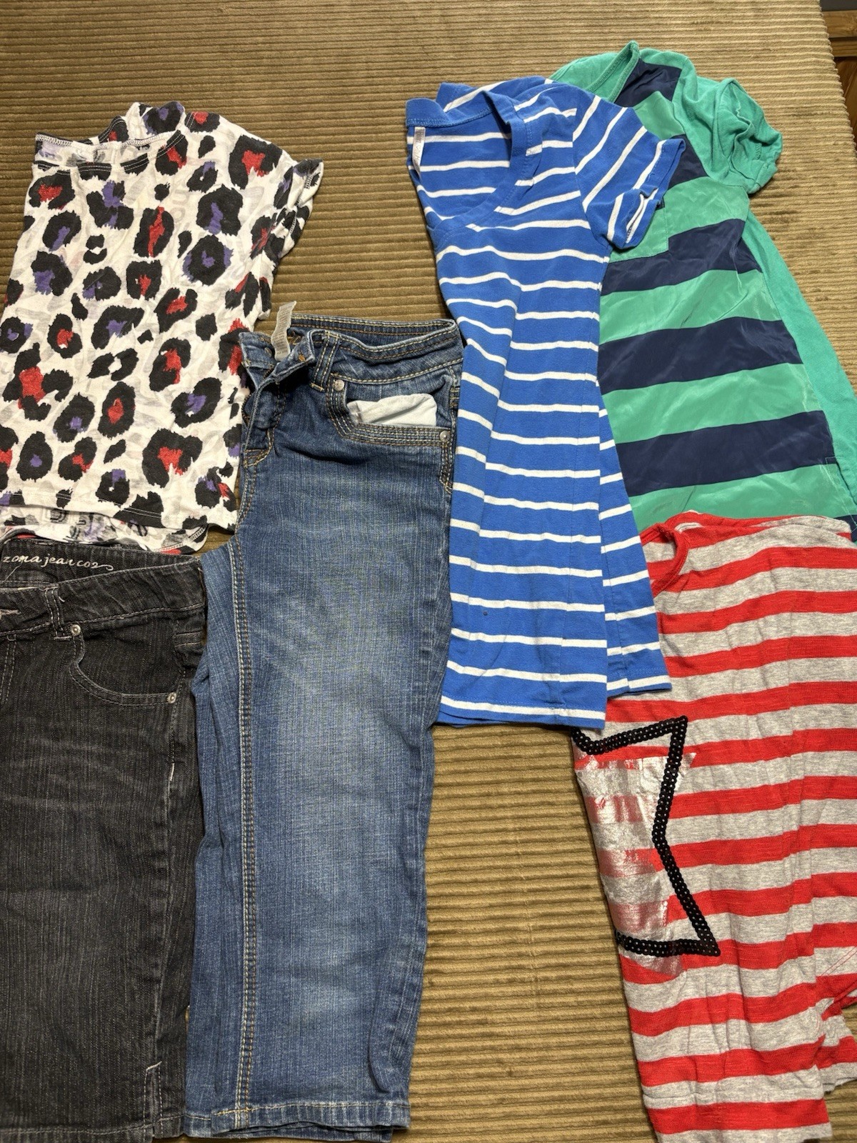 Bundle Lot Of 6 Girls Size 12 Justice Old Navy Summer Clothes