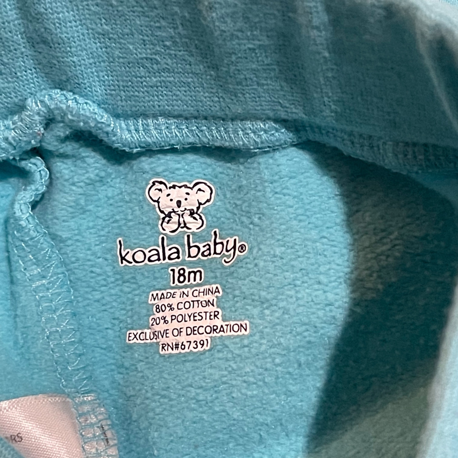 Lot of 3 Girl&rsquo;s Blue Sweatpants Size 18 Months