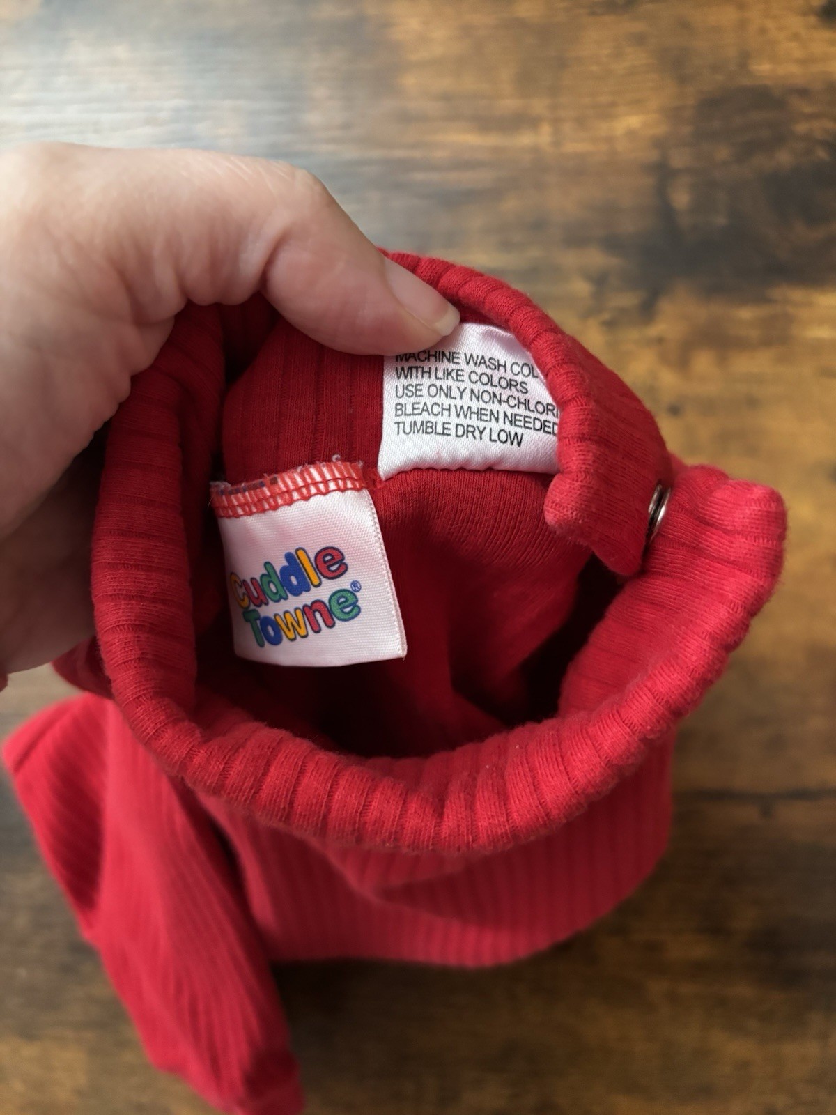 Vintage Garanimals Cuddle Towne Red Yellow Navy Blue Basic Tops Clothing Lot 12M