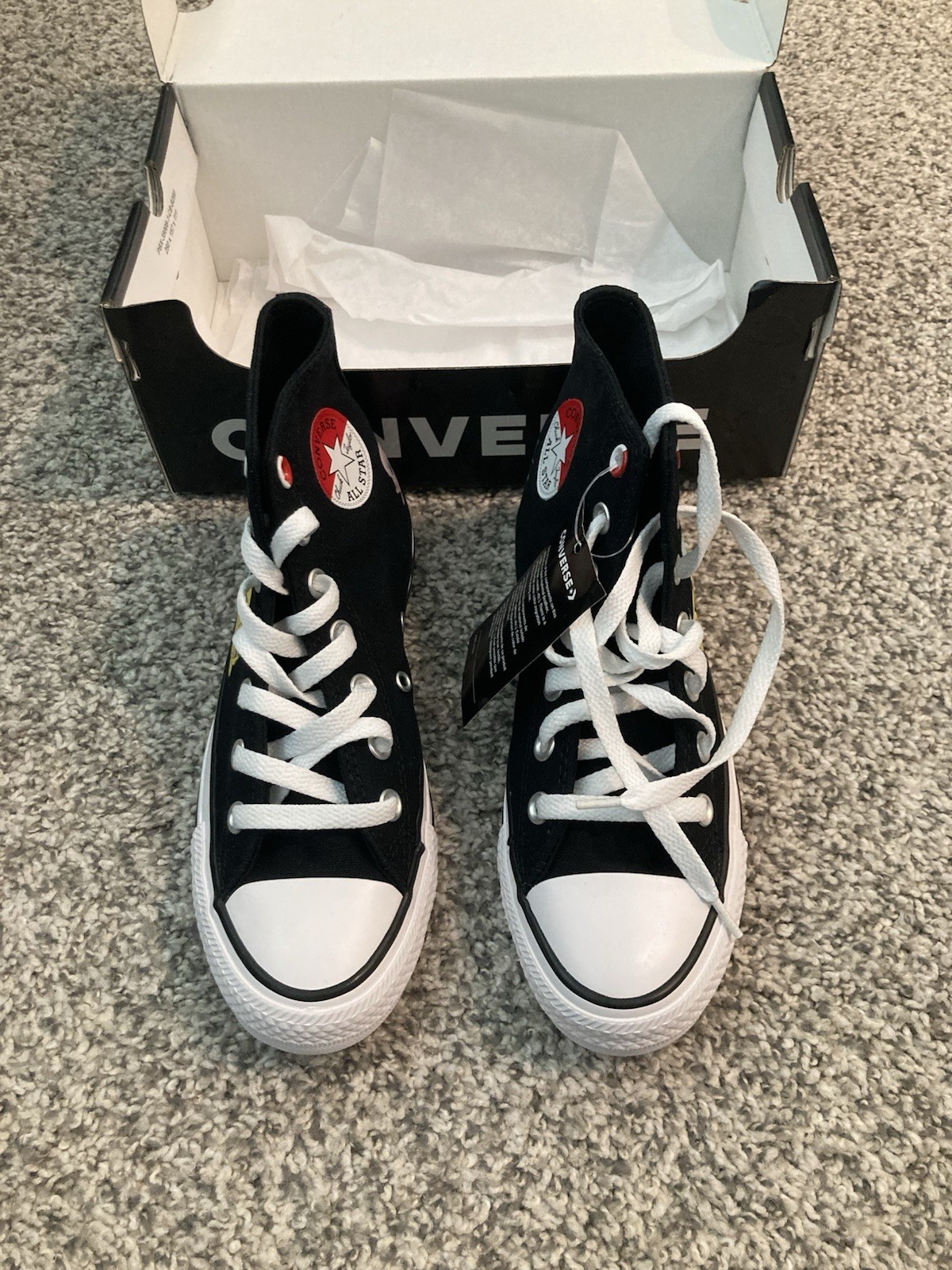 New Pokémon All Star Converse Collaboration Shoes Size 4 Men, Size 6 Women US