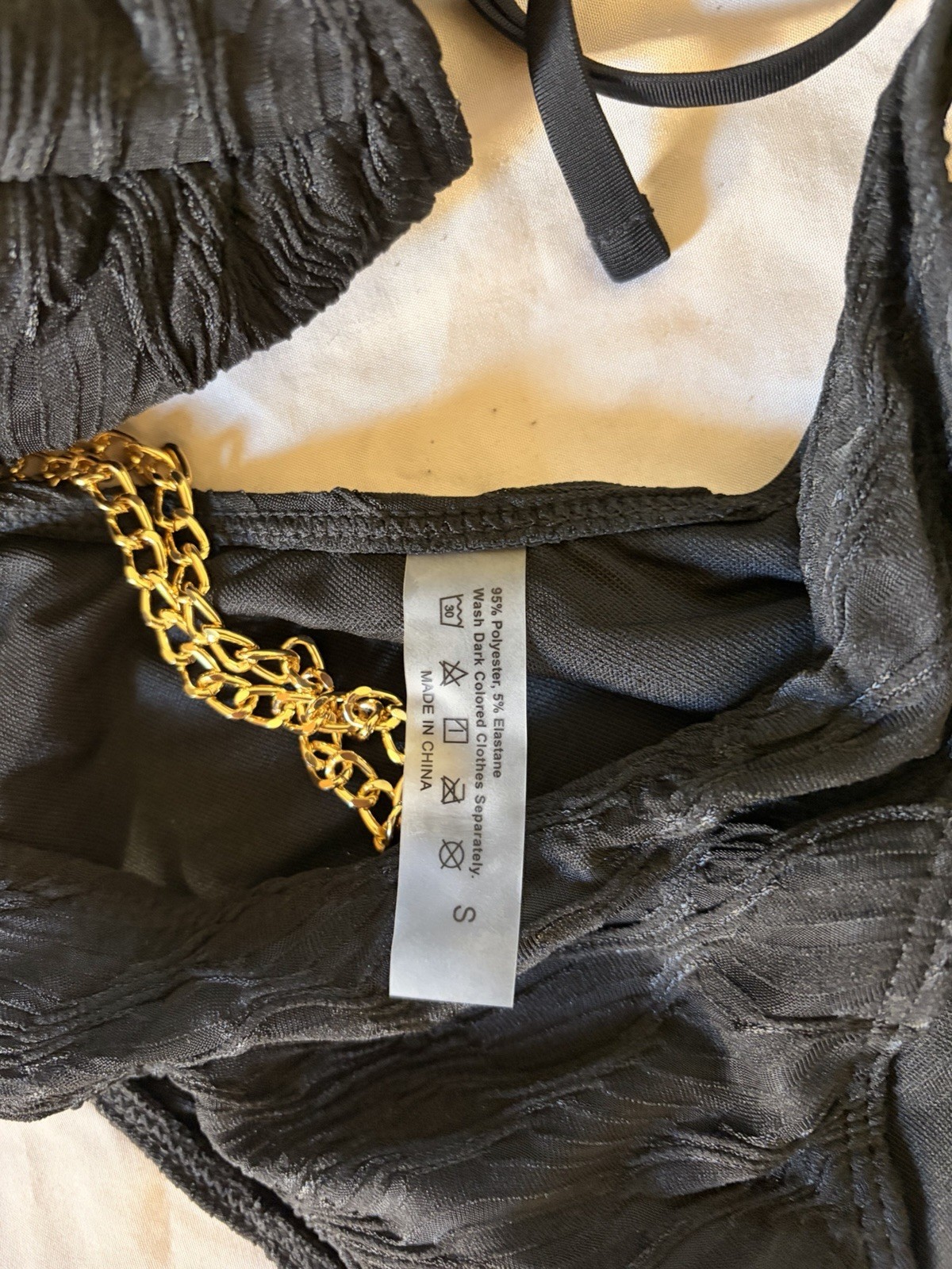 SheIn Swimwear & Lingerie Lot Size S Multicolor Abstract Solid Polyester