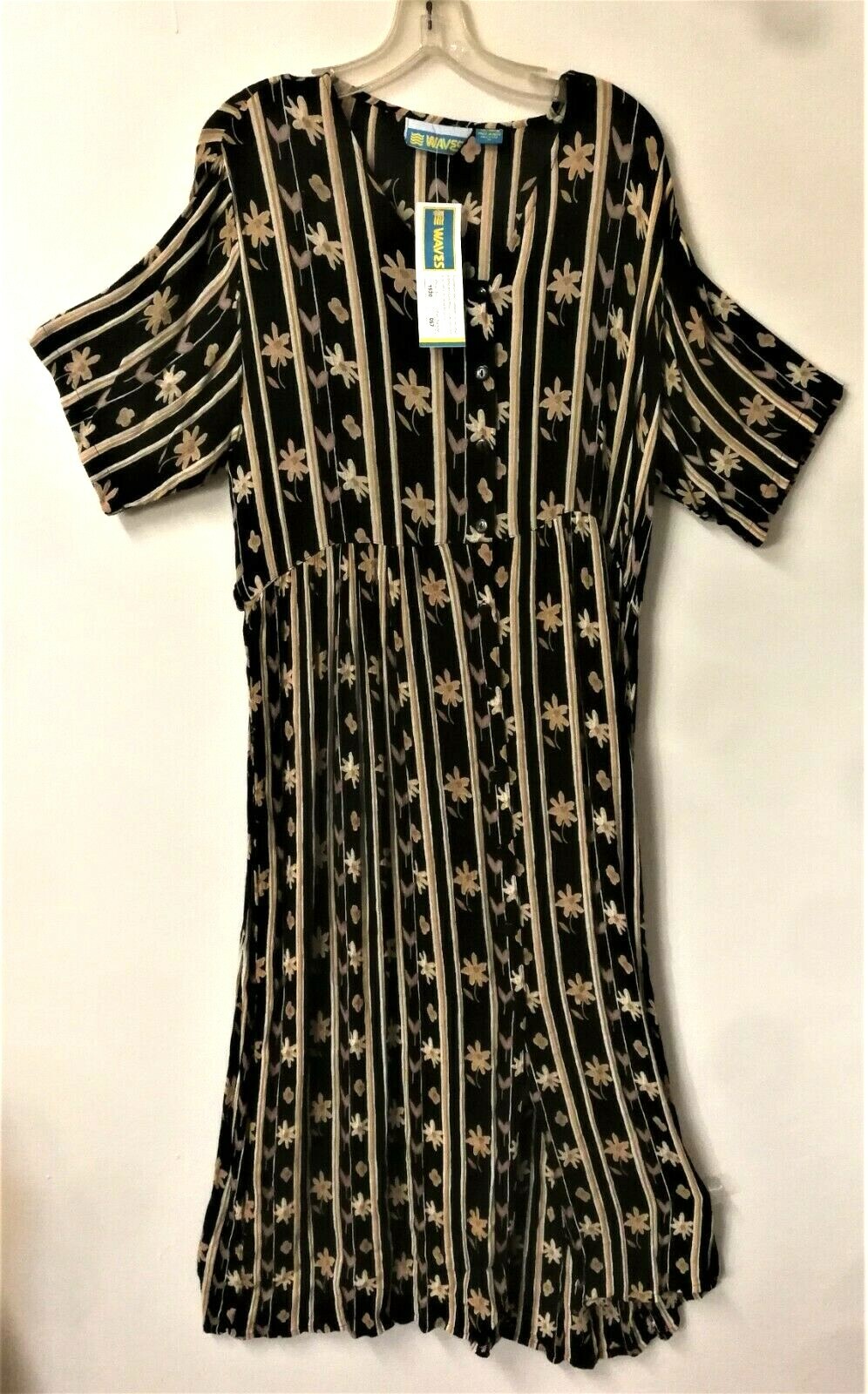 Womens Dress–By WAVES–100% Rayon