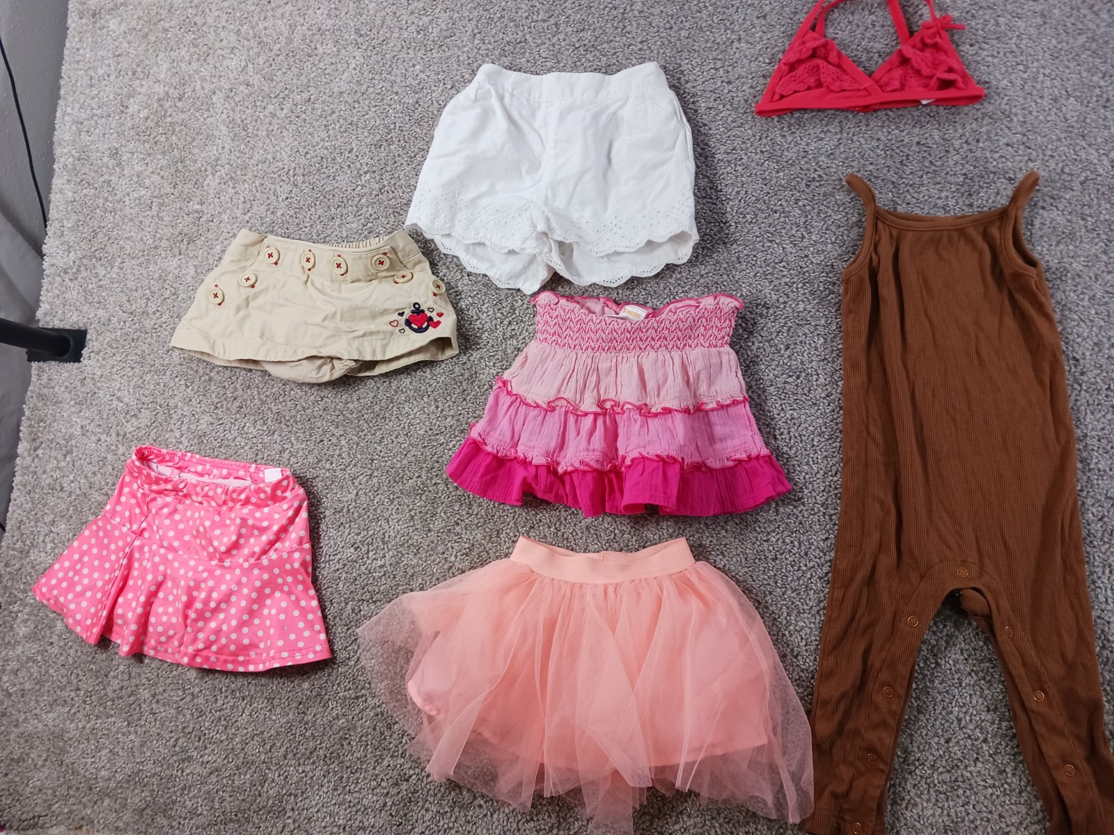 Carters Gymboree Wonder Nation Kids 12-18M Clothing Lot Of 12 Hat Skirt Pants