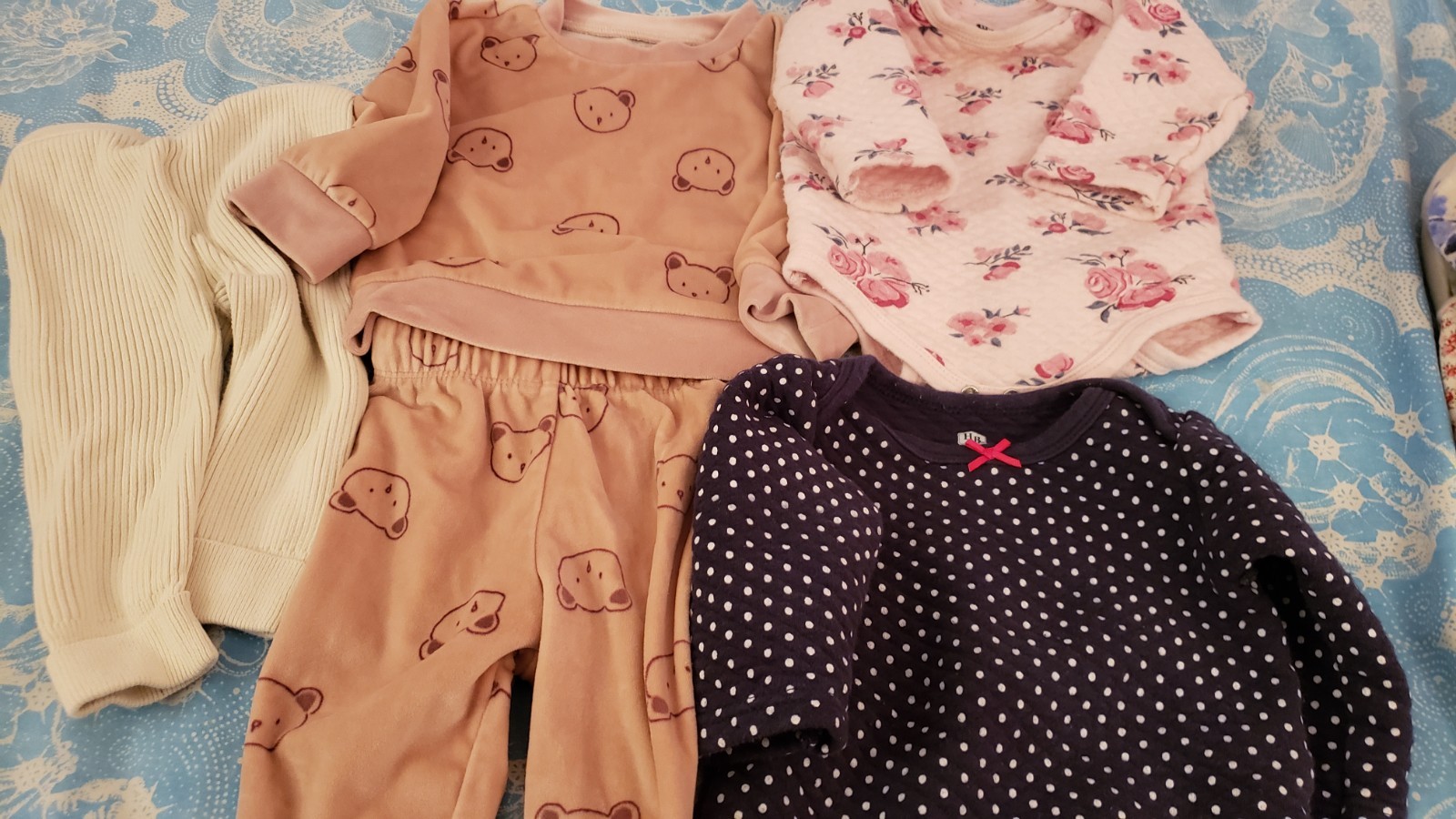 Lot of 5 Girls BABY CLOTHES Very Good+ Condition 9 TO 12 MONTHS GAP CARTER&rsquo;S HB