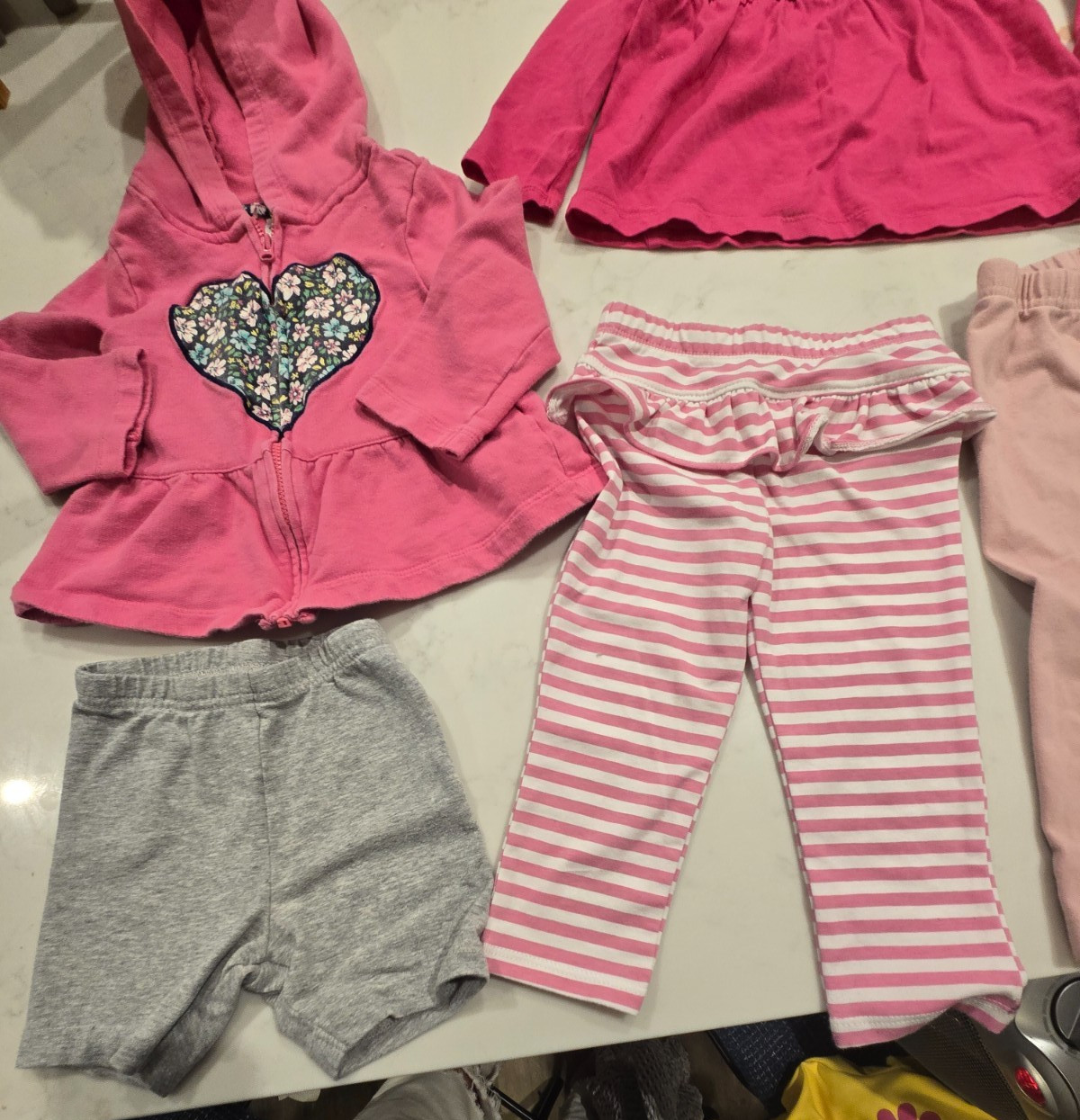 18 months. 5 pcs. Shorts. Pants, tops, jacket