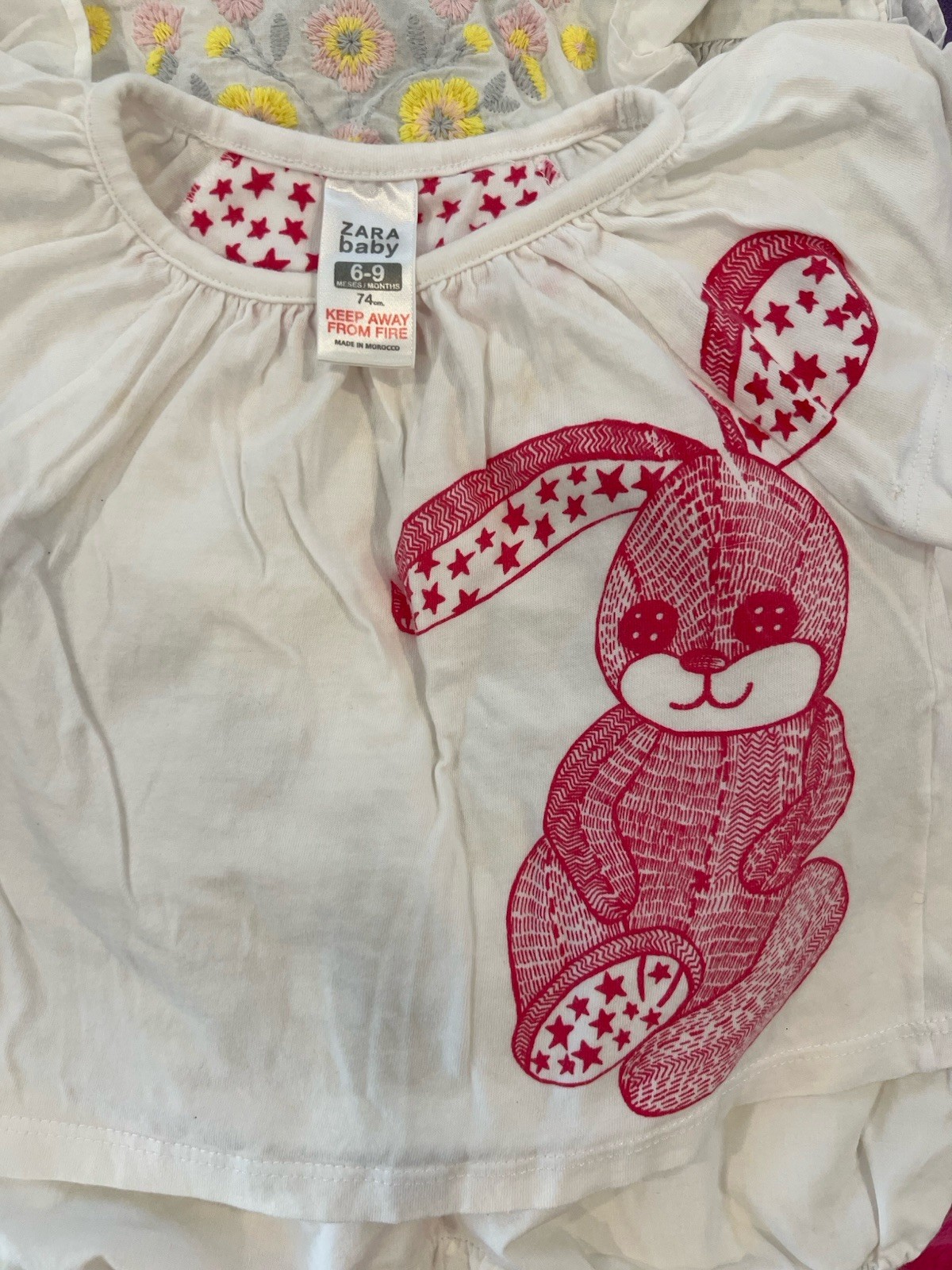 Lot Of 8 Girls Size 0-12 Months Clothing H&M ,Gap, Zara, Disney, Carters