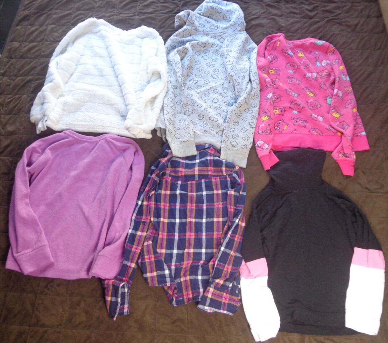 14 Piece Childrens Size 14-16 Spring Fall Winter Girls Child Clothing Lot Outfit