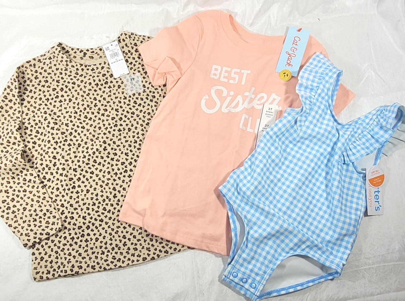 LOT: 18Pc Baby Toddler Girl&rsquo;s Clothes – Old Navy, Cat & Jack, Carters – 2T-4T