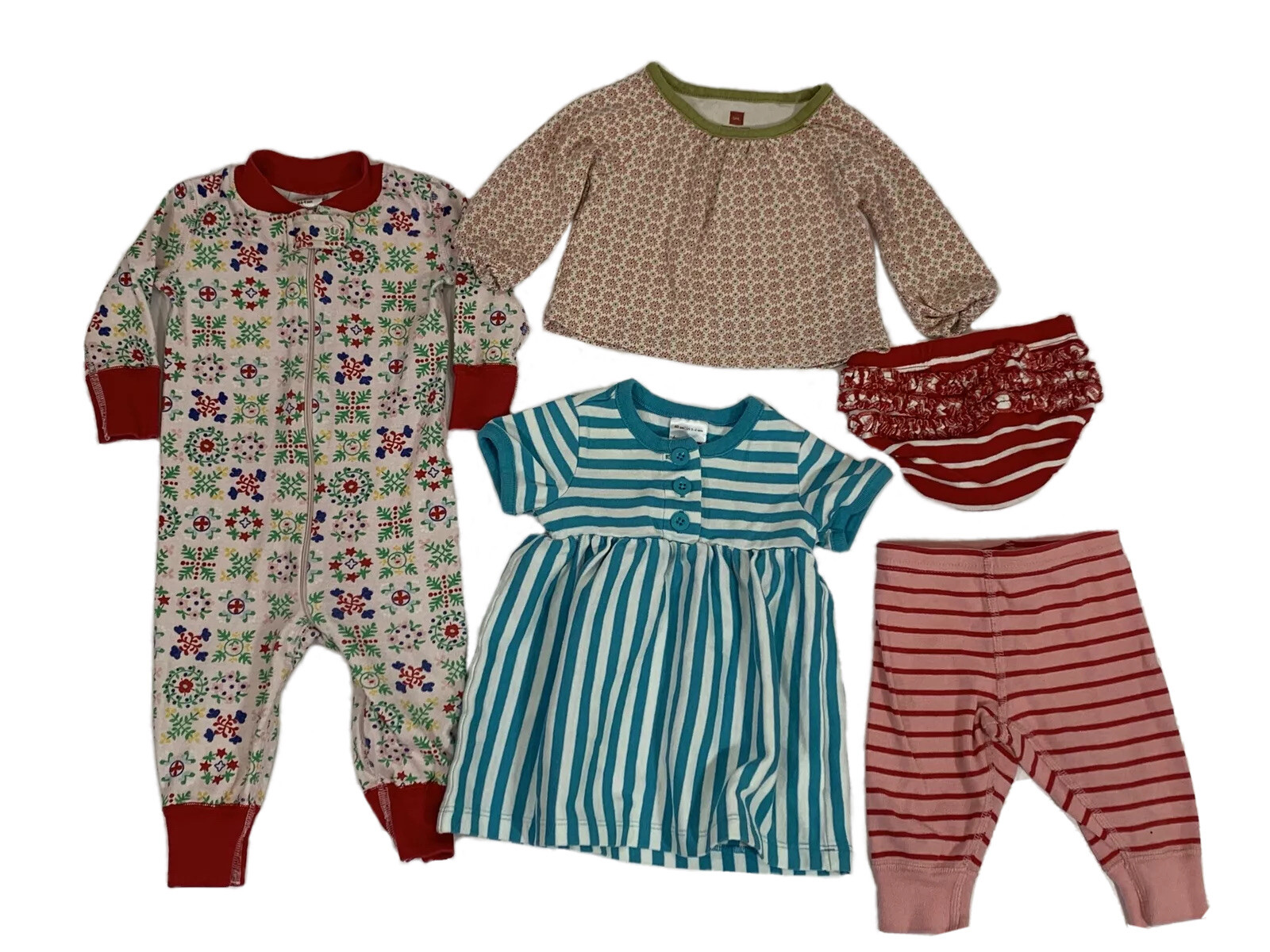 Hanna Andersson LOT Size 50 60 3 6 9 months Tea Collection