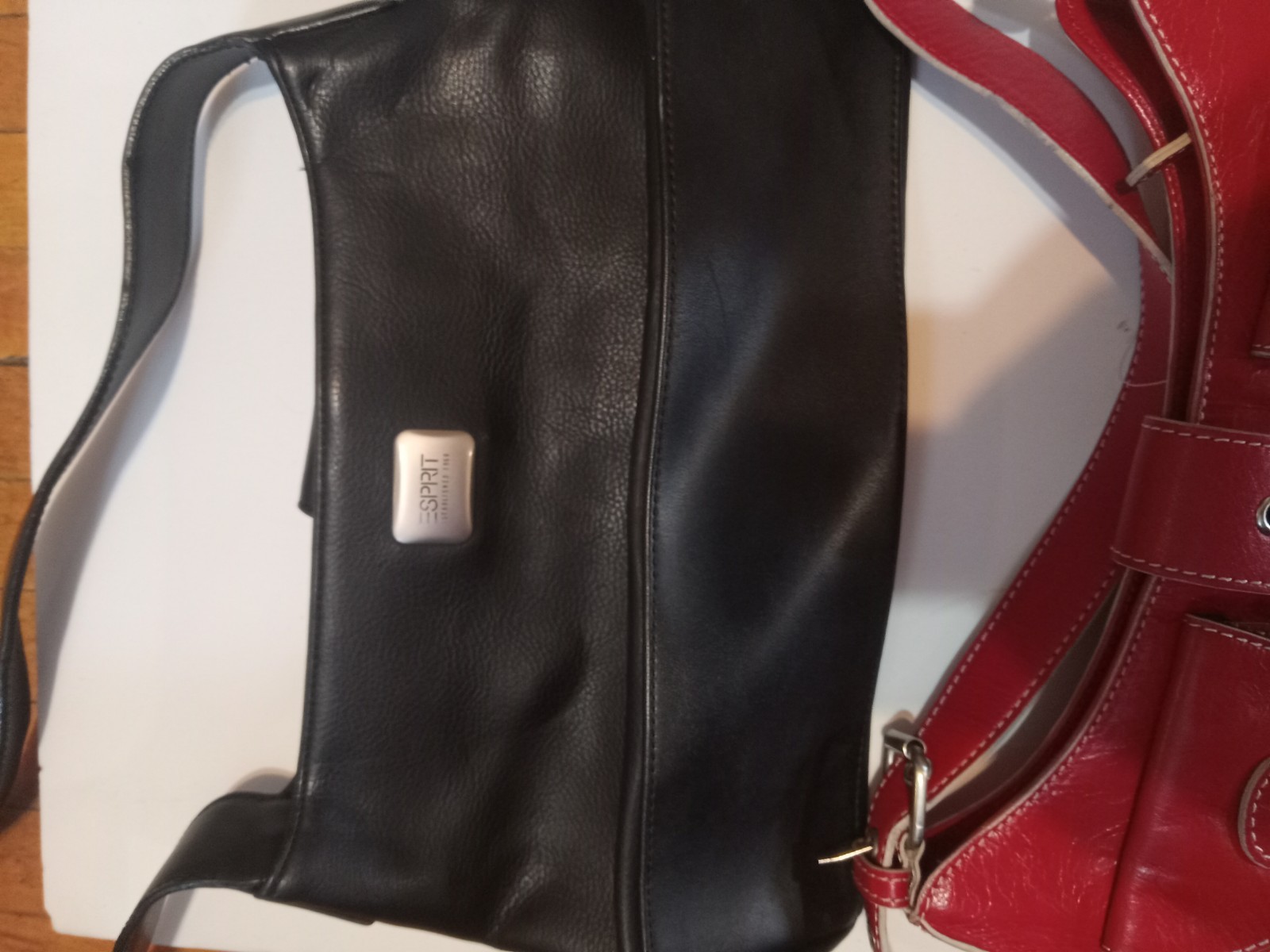 Esprit Kenneth Cole Simply Vera Vera Wang Hype Lot 5 Leather Bags Black/Red