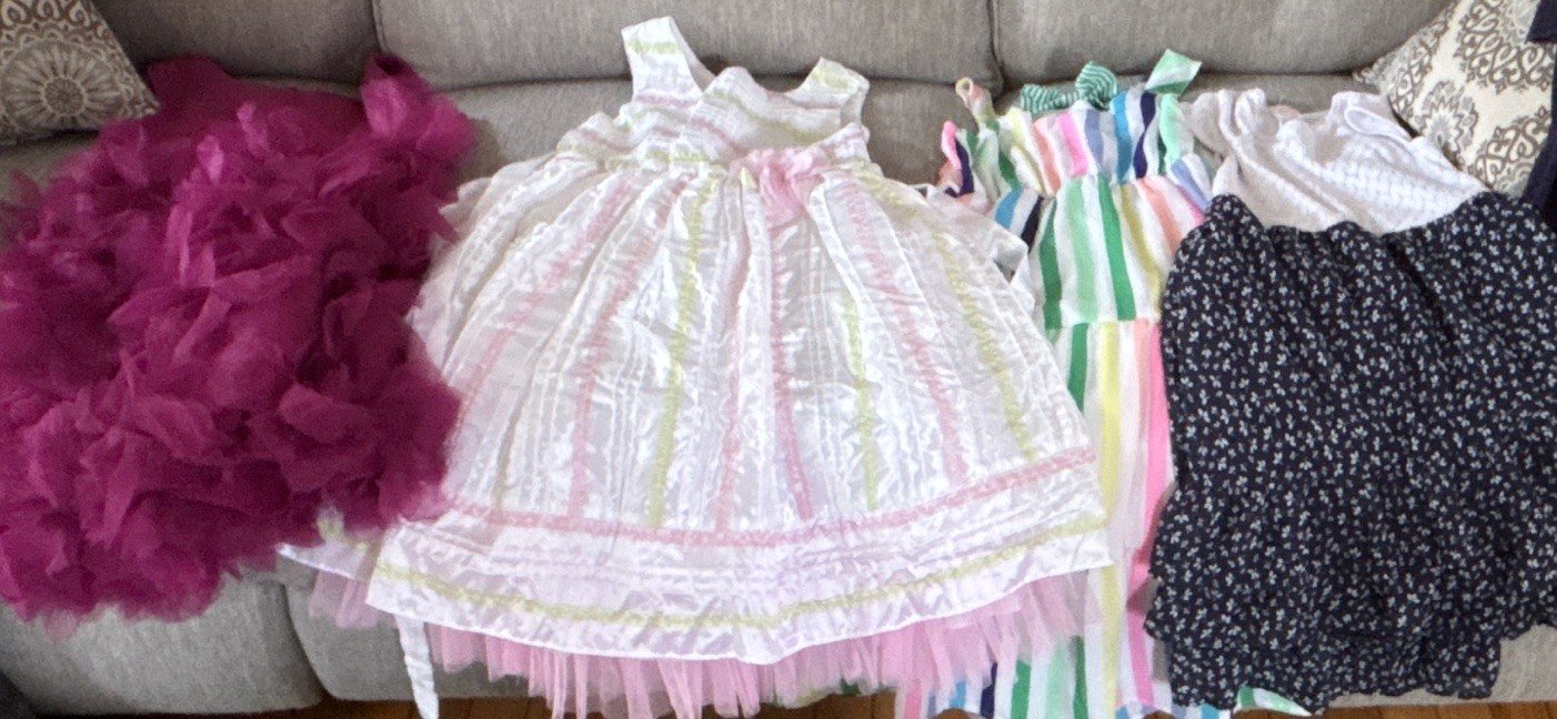 Lot of 9 girls dresses size 7/8/9