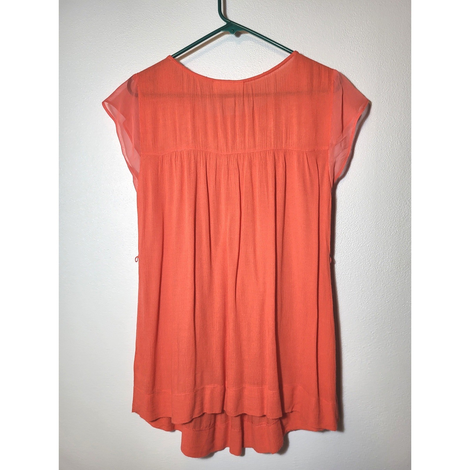 Maternity Bundle Medium 3 Piece Coral Embroidered Top Blue Knit Dress Green Pant
