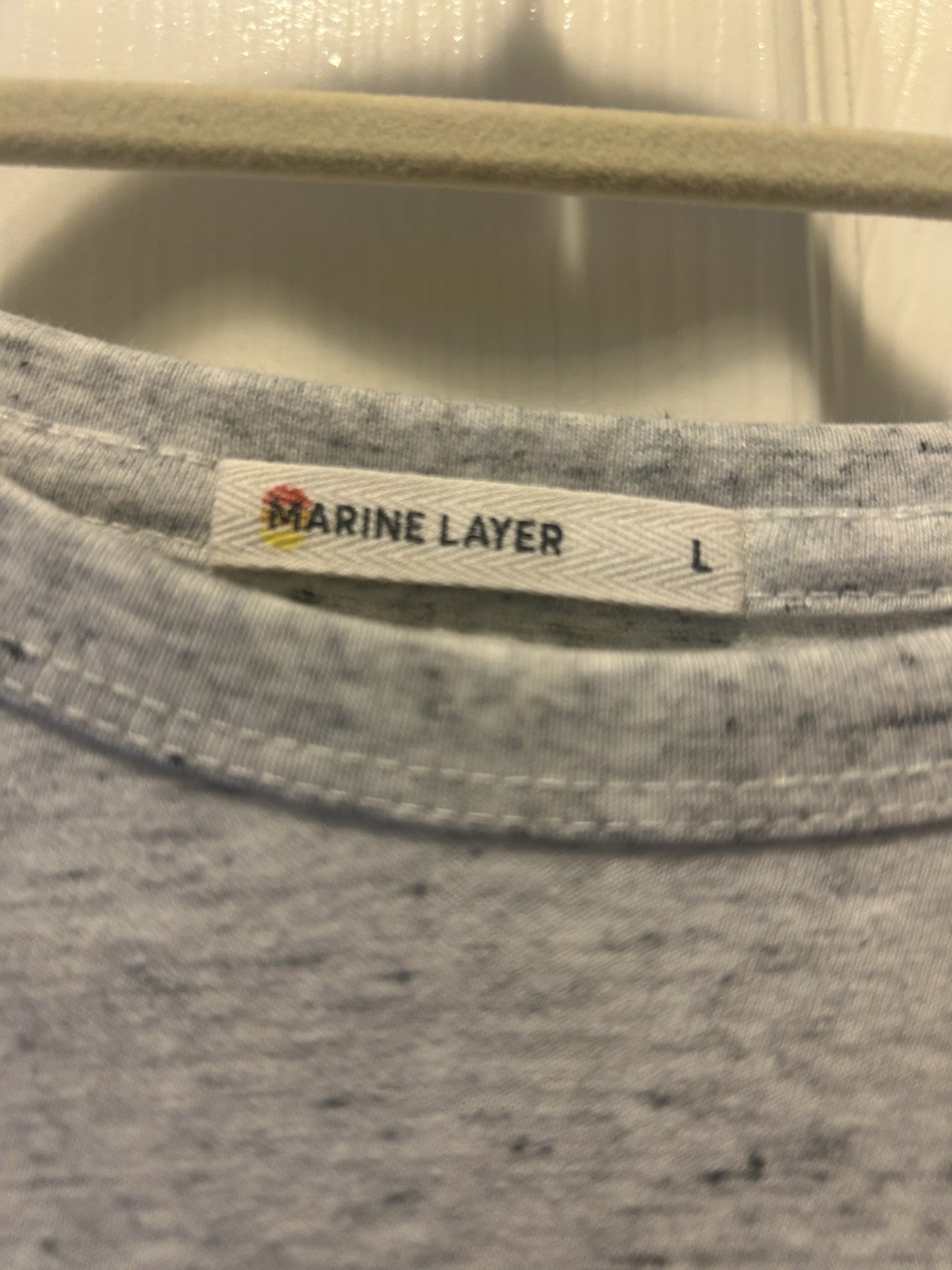 Marine Layer Trie and True CrewWomen’s Lot Solid Gray/White XS/L